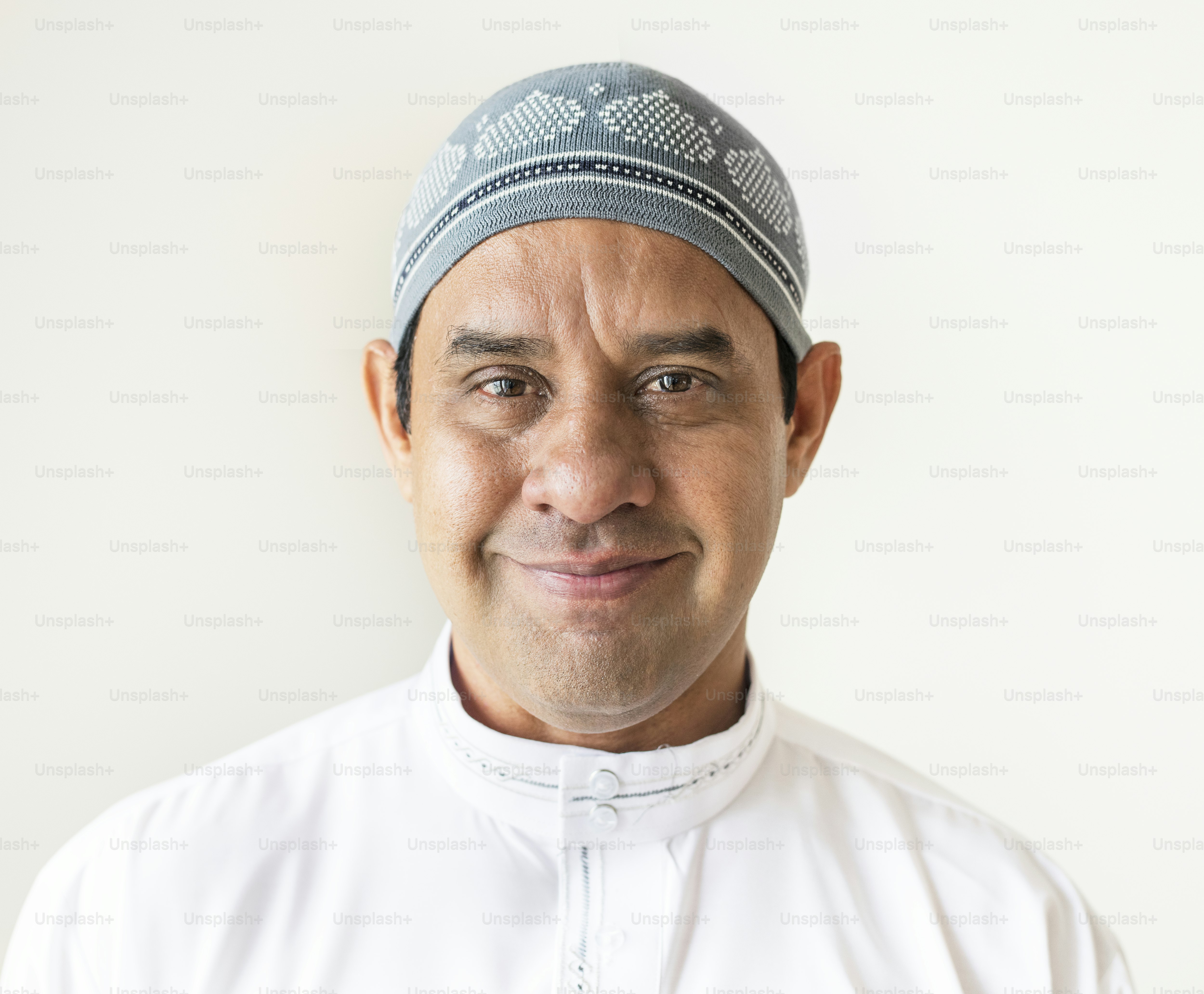 Potret seorang pria Muslim