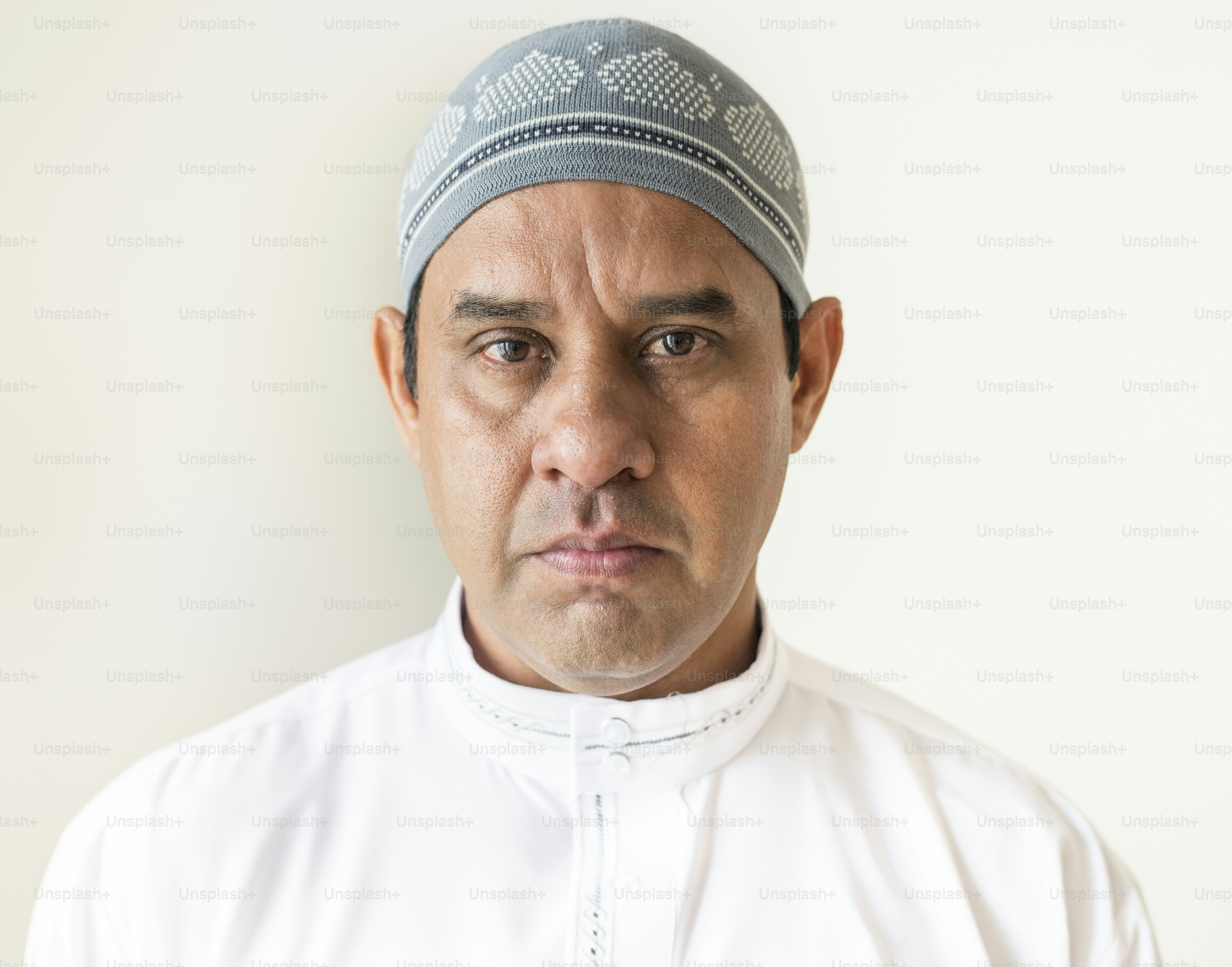 Potret seorang pria Muslim