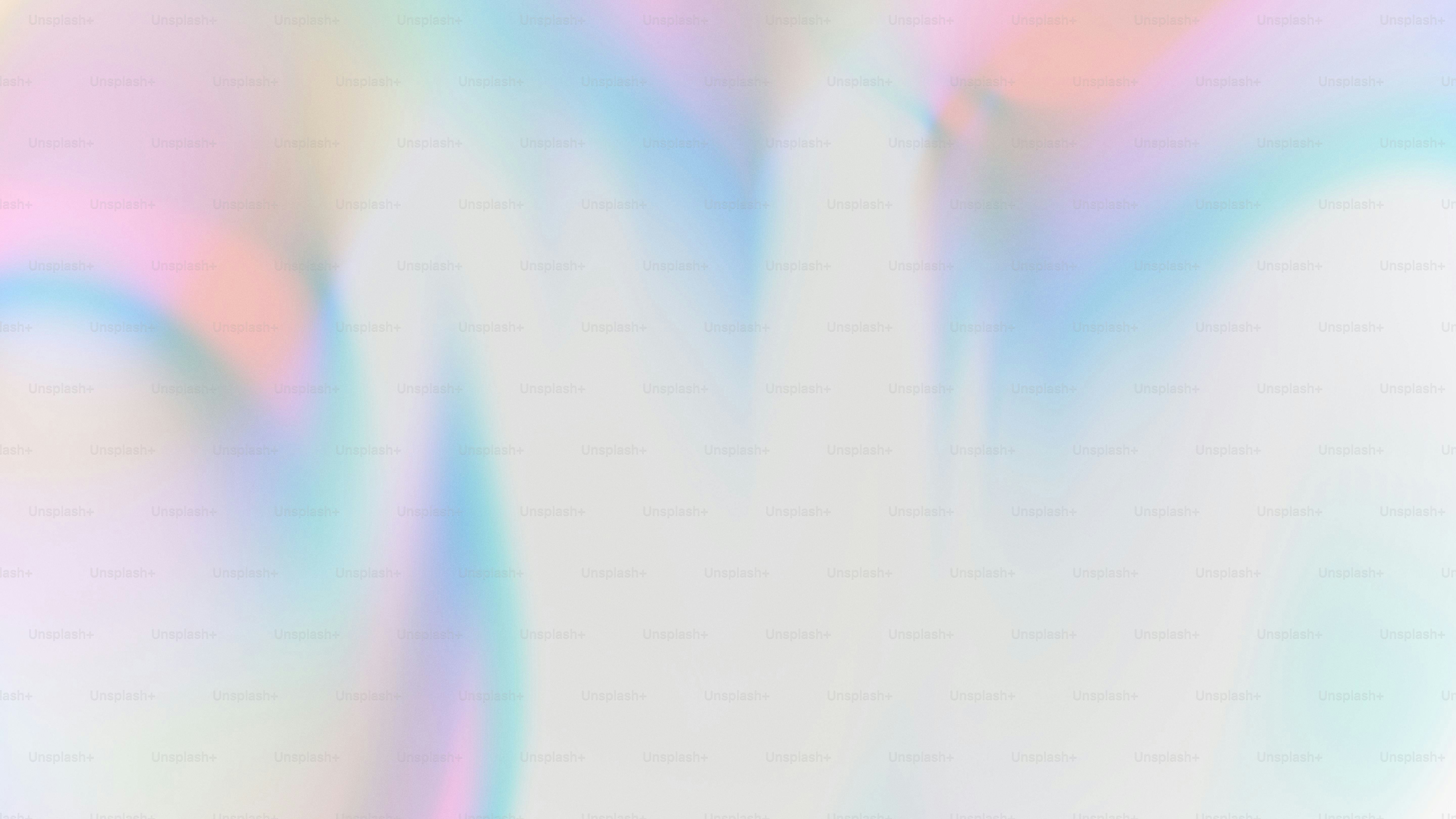 Soft pastel colors blend on a white background.