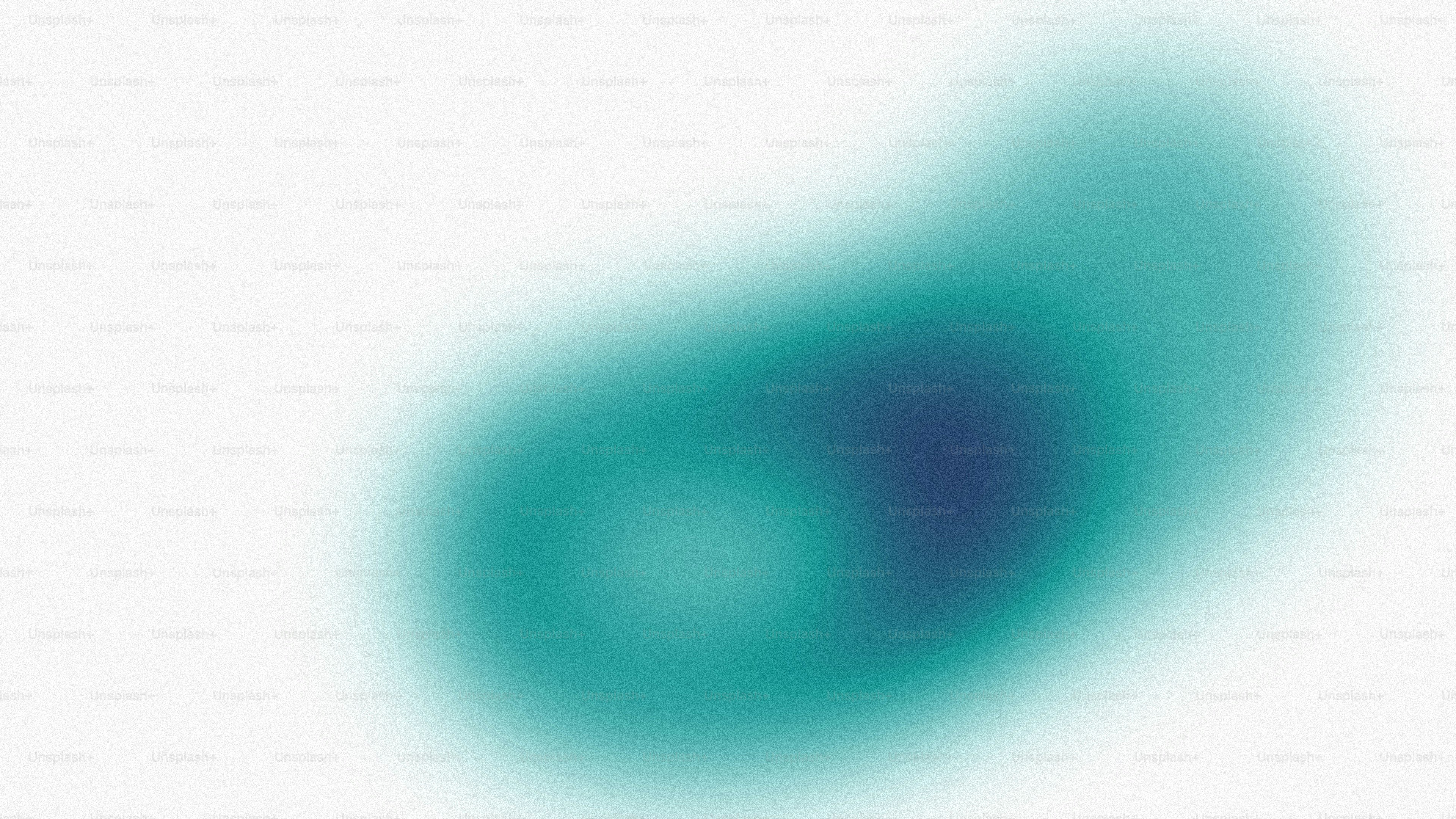 Forme astratte teal e blu scuro sfocate su sfondo bianco