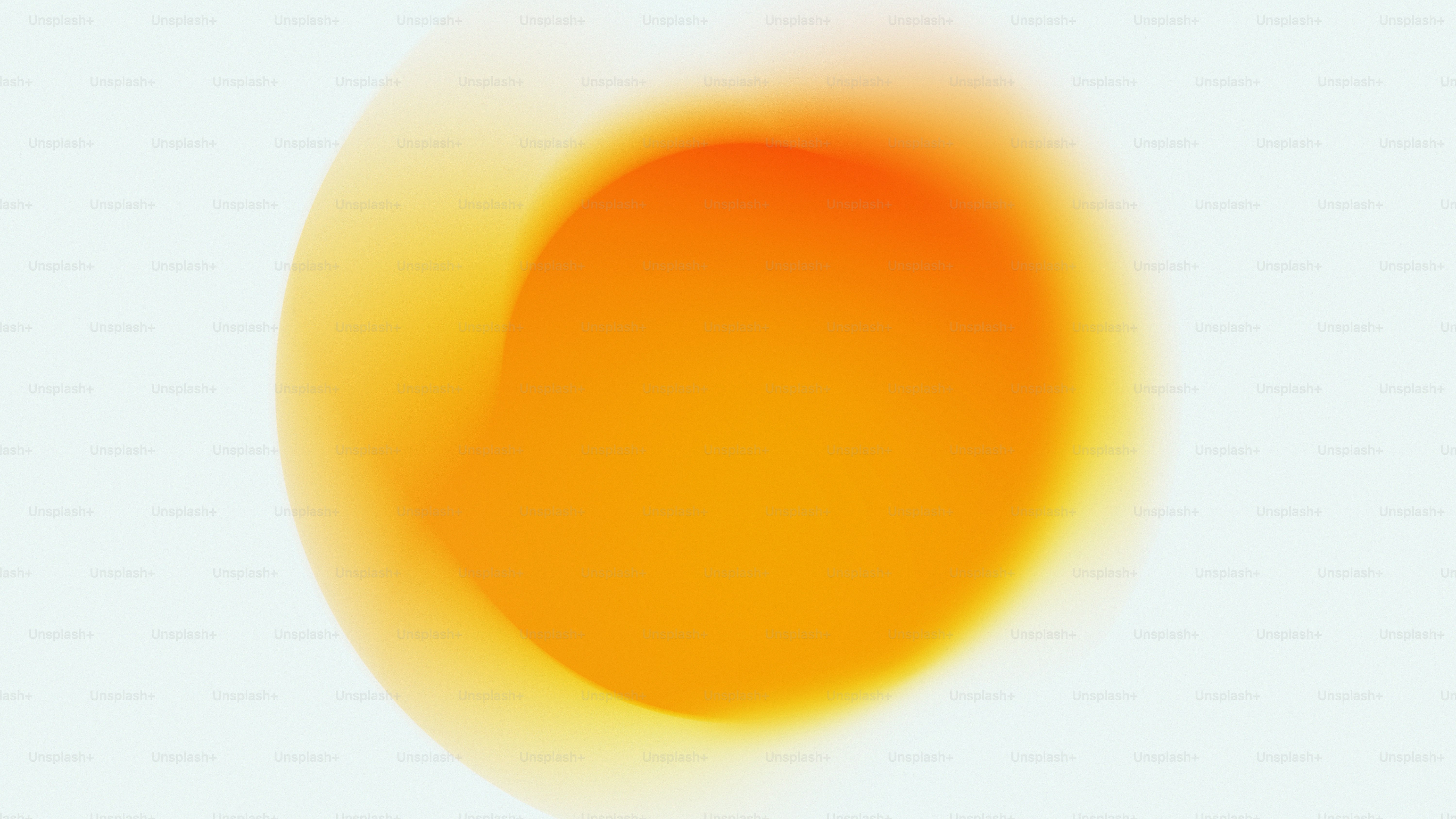 Abstract orange and yellow gradient circle on white background photo ...