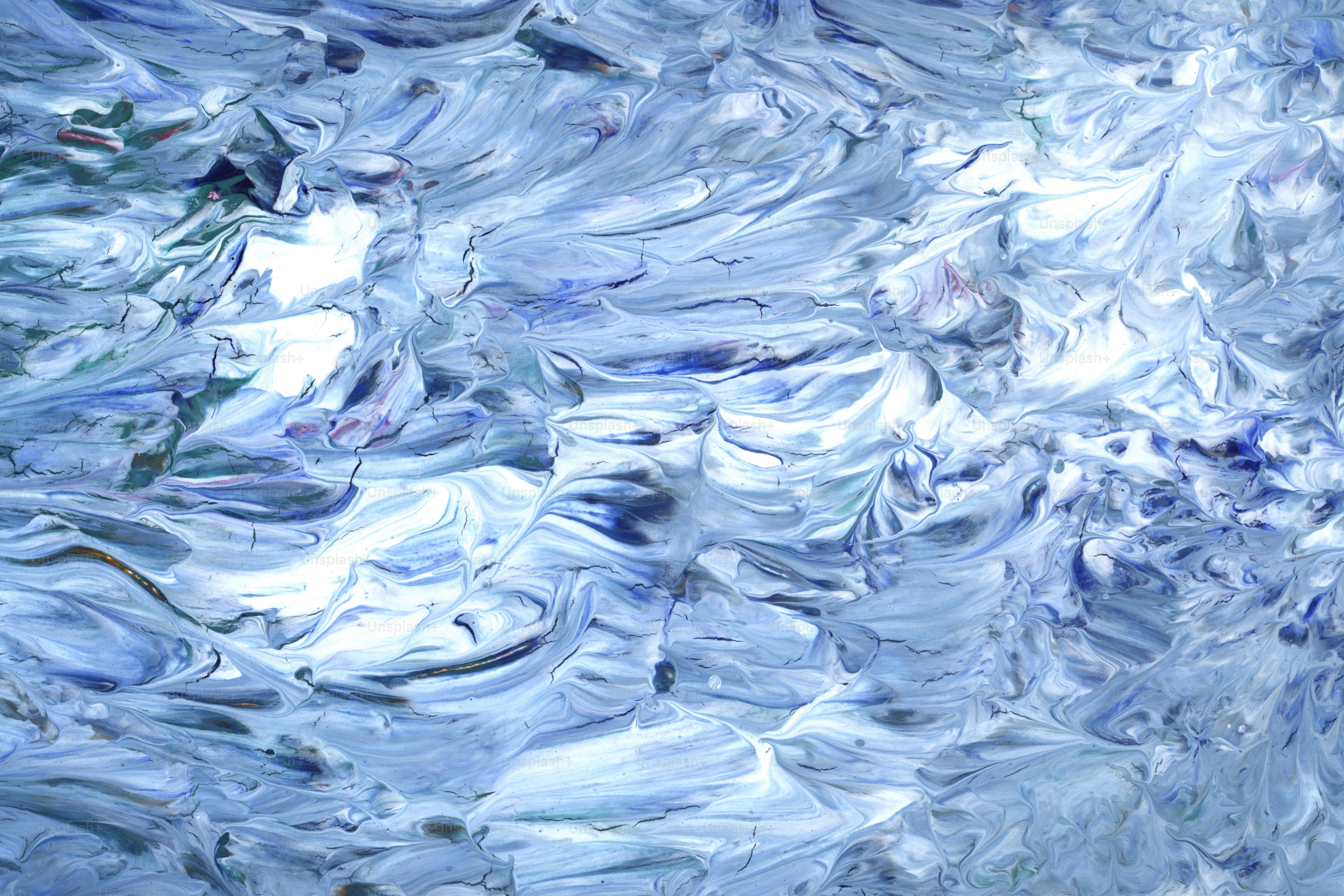 青と緑の色の抽象画の写真 – Unsplashの背景の無料画像