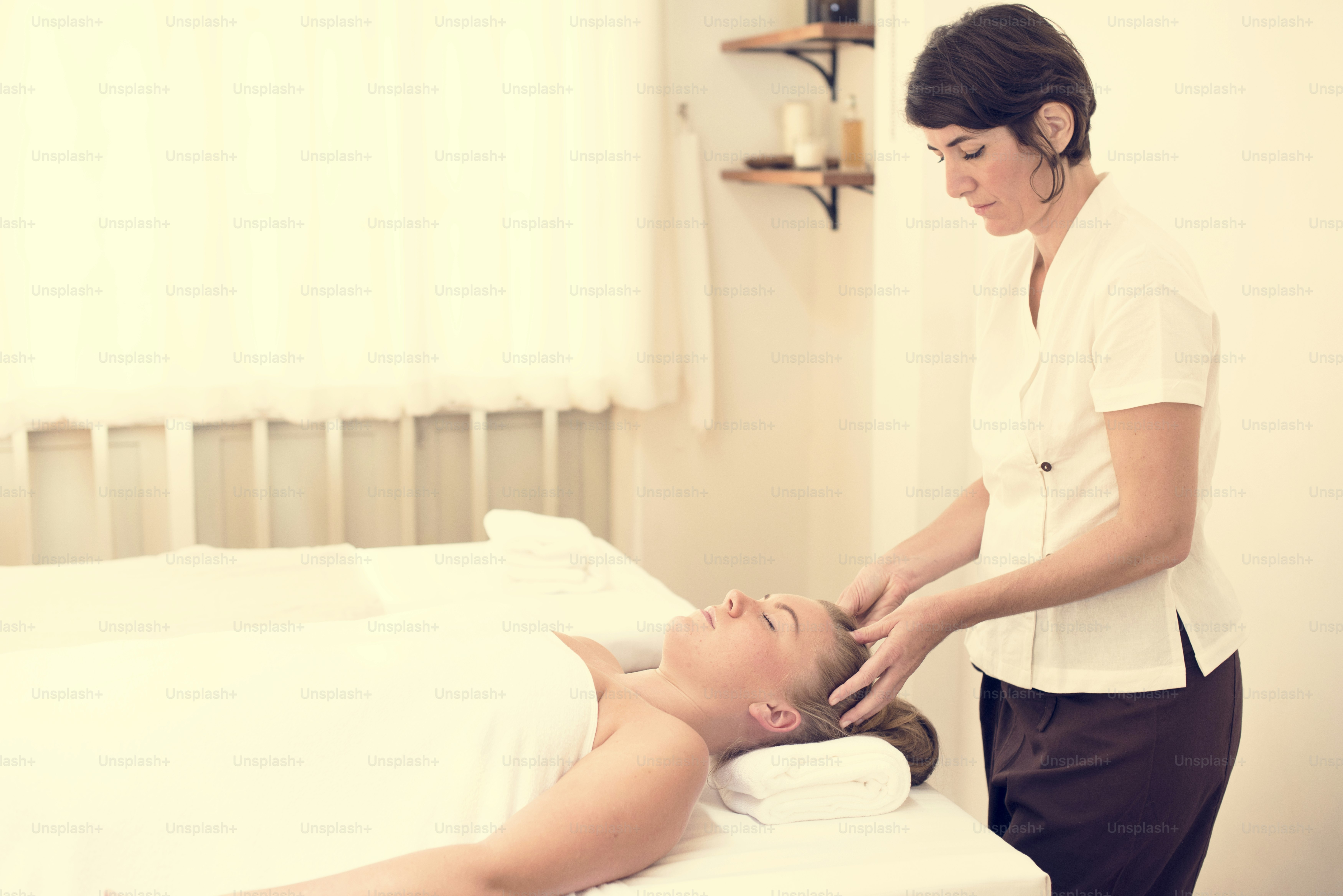 Perawatan terapi salon spa santai