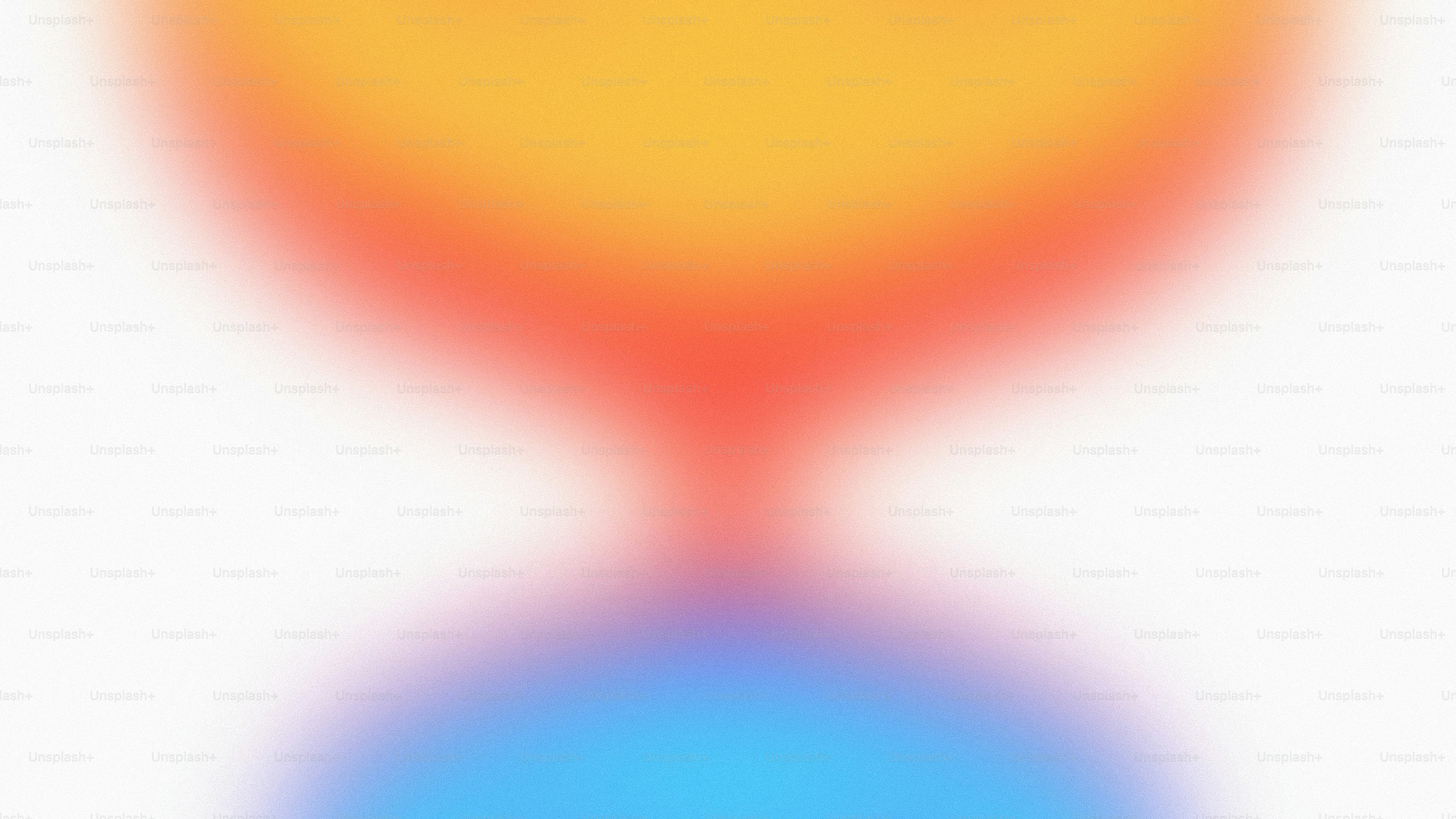 Forma astratta a clessidra con colori arancioni e blu