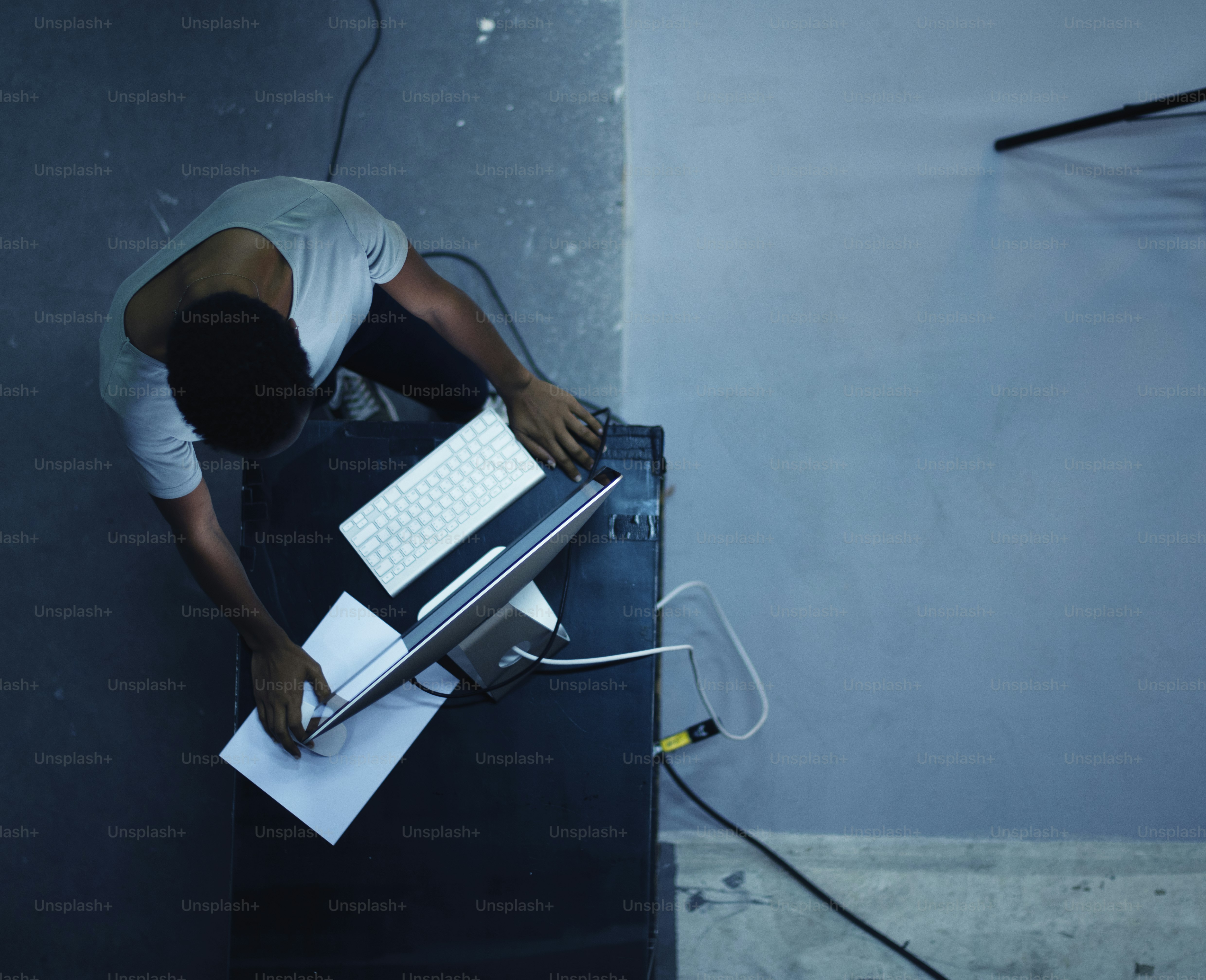 Production staff guy in a shoot