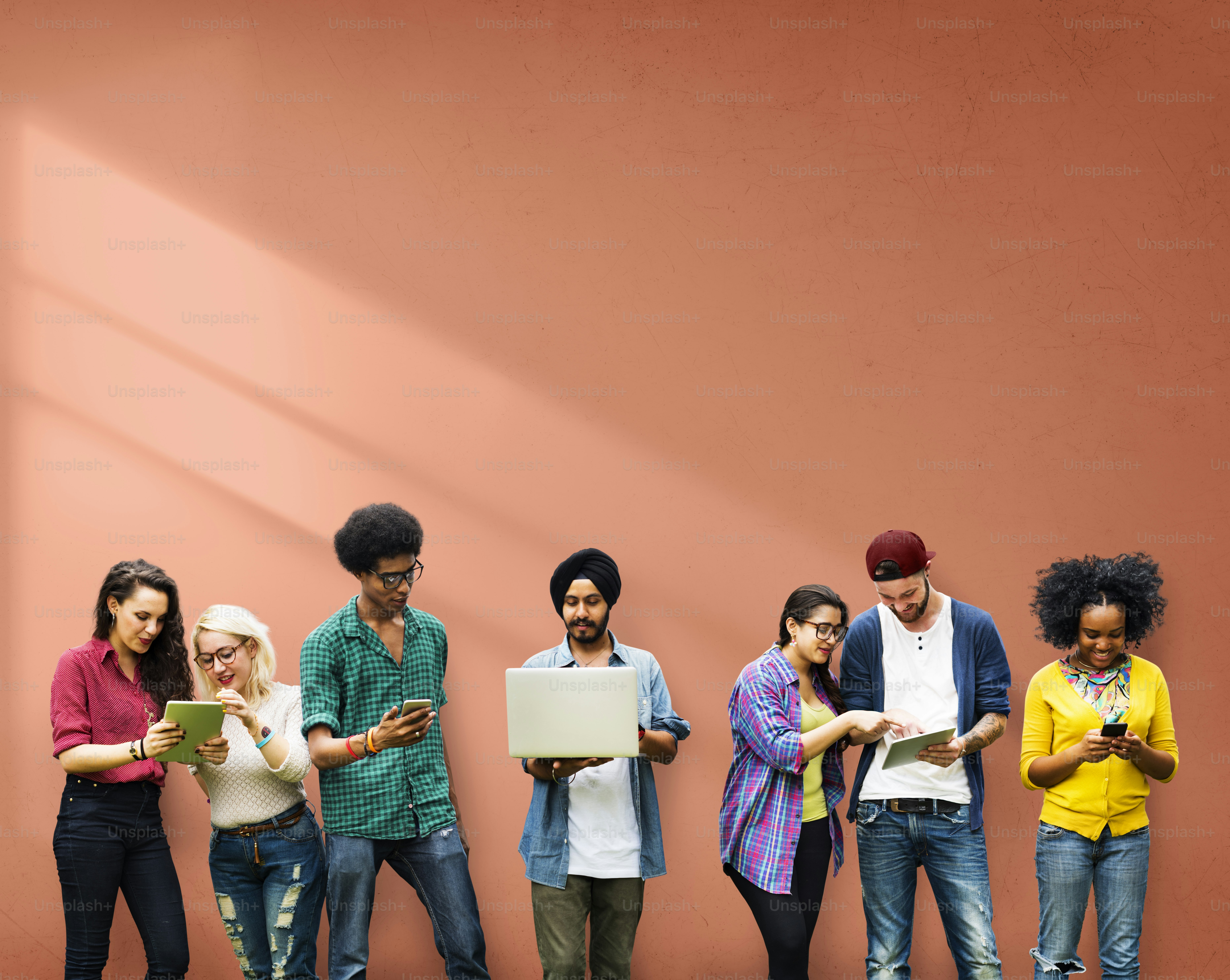 Schüler lernen Bildung Soziale Medientechnologie