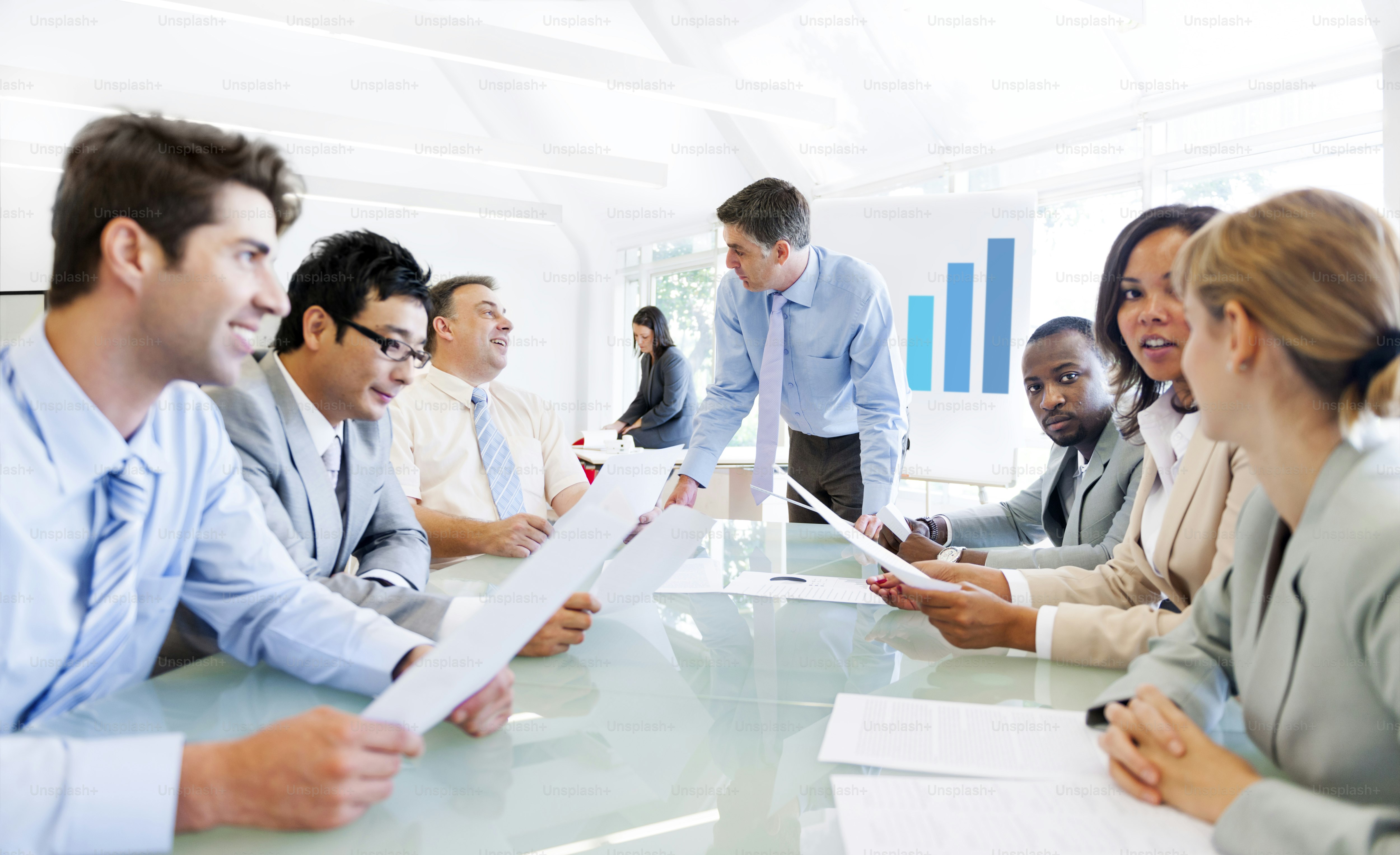 Group of business meeting in the office.