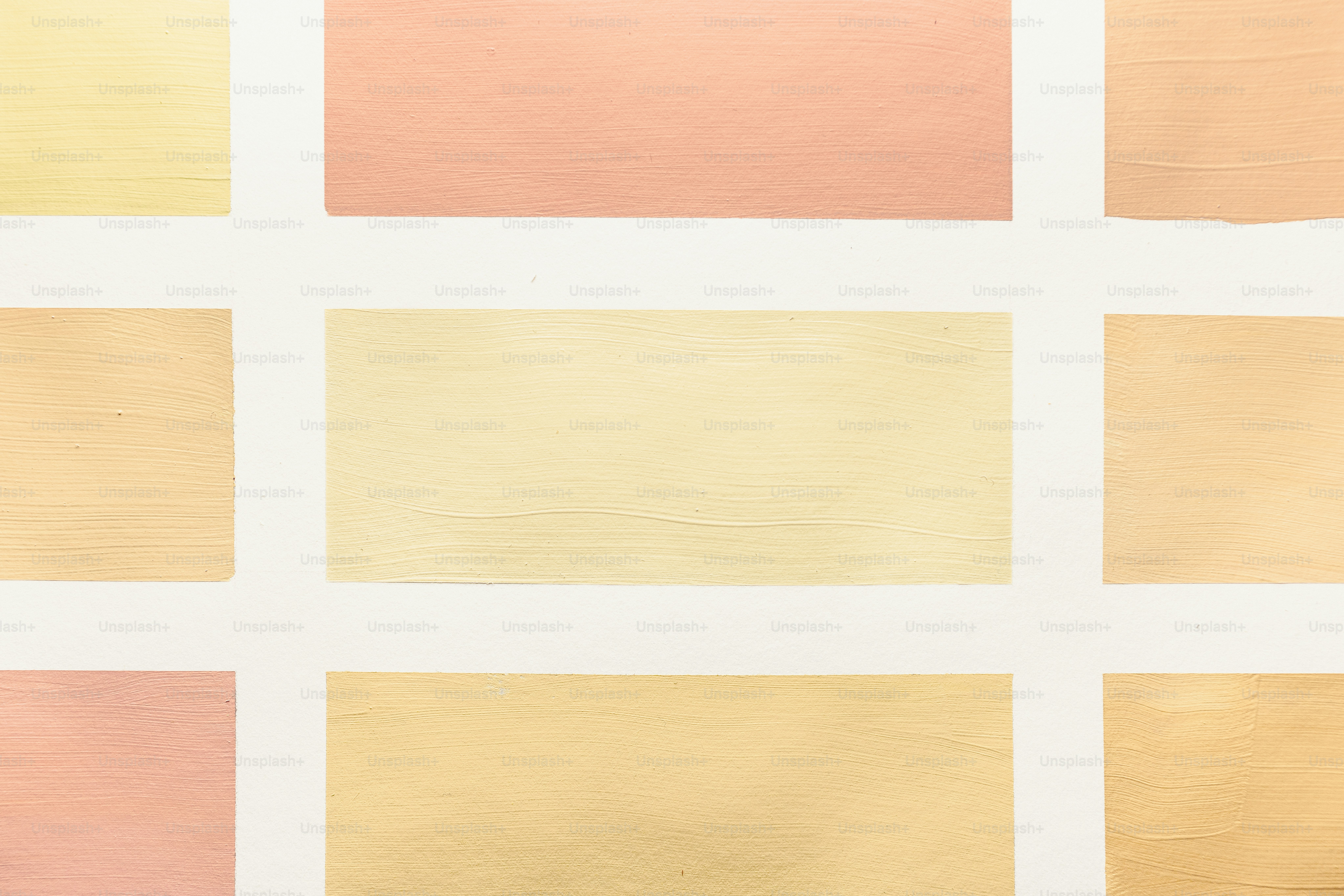 Rectangles of pastel colors arranged in a grid.