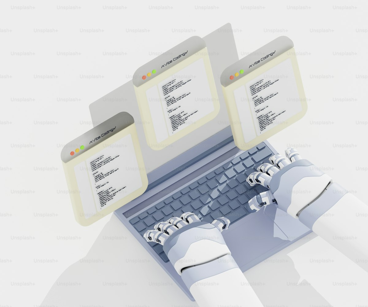 Balanced composition — editorial illustration of competing futures