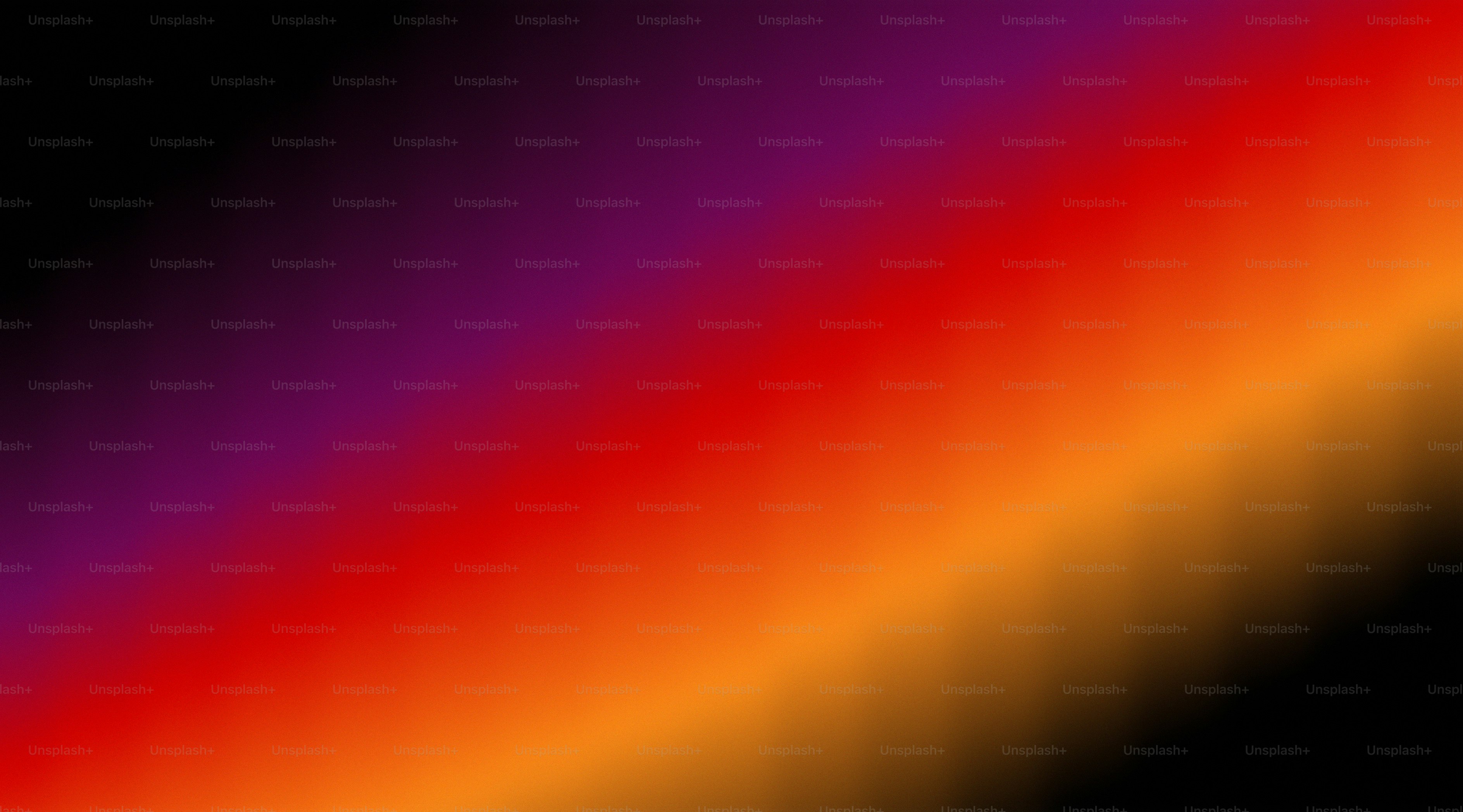 검정에서 보라, 빨강, 주황까지 대각선 그라데이션