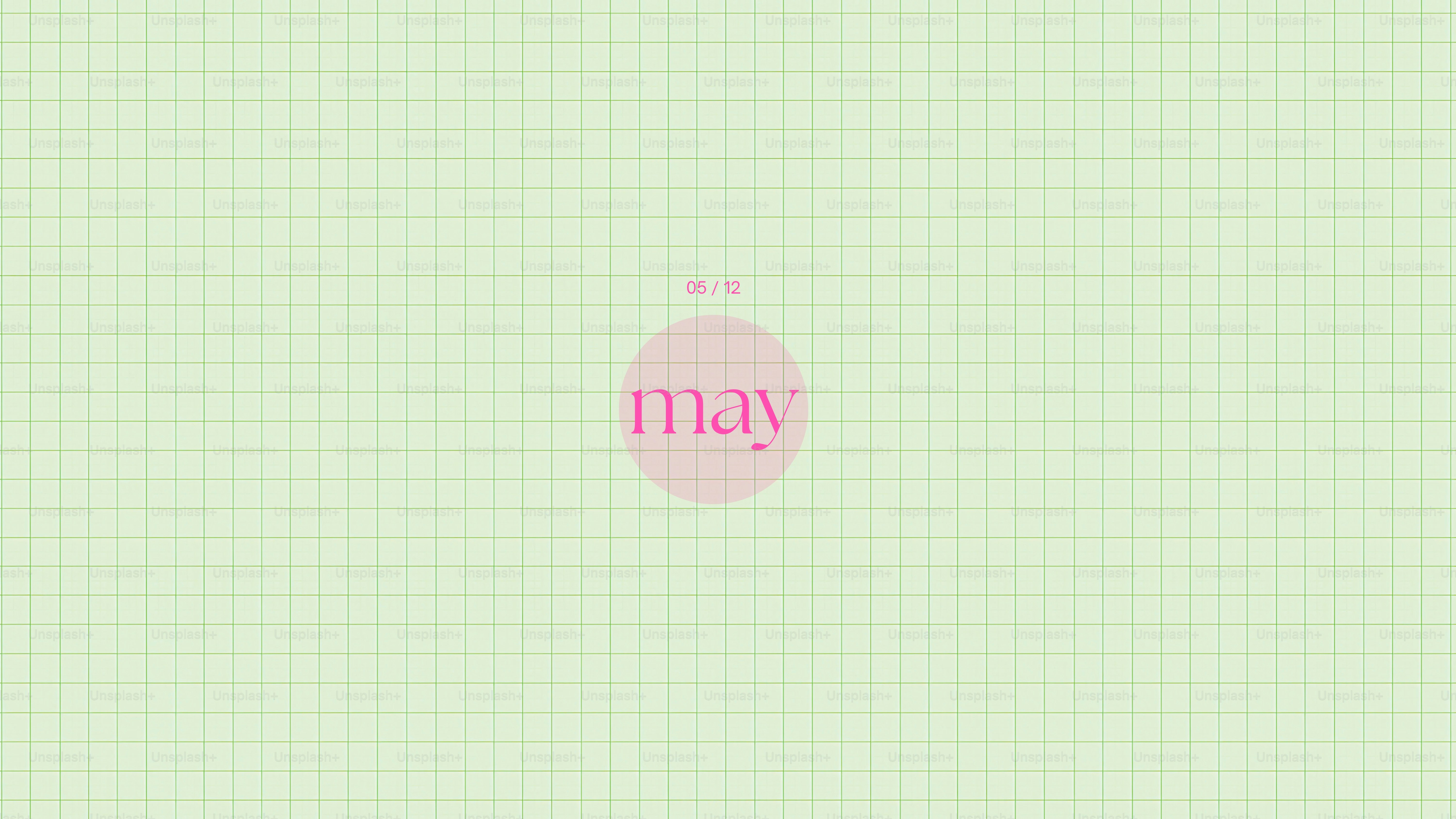 A light green background with a pink circle and text.