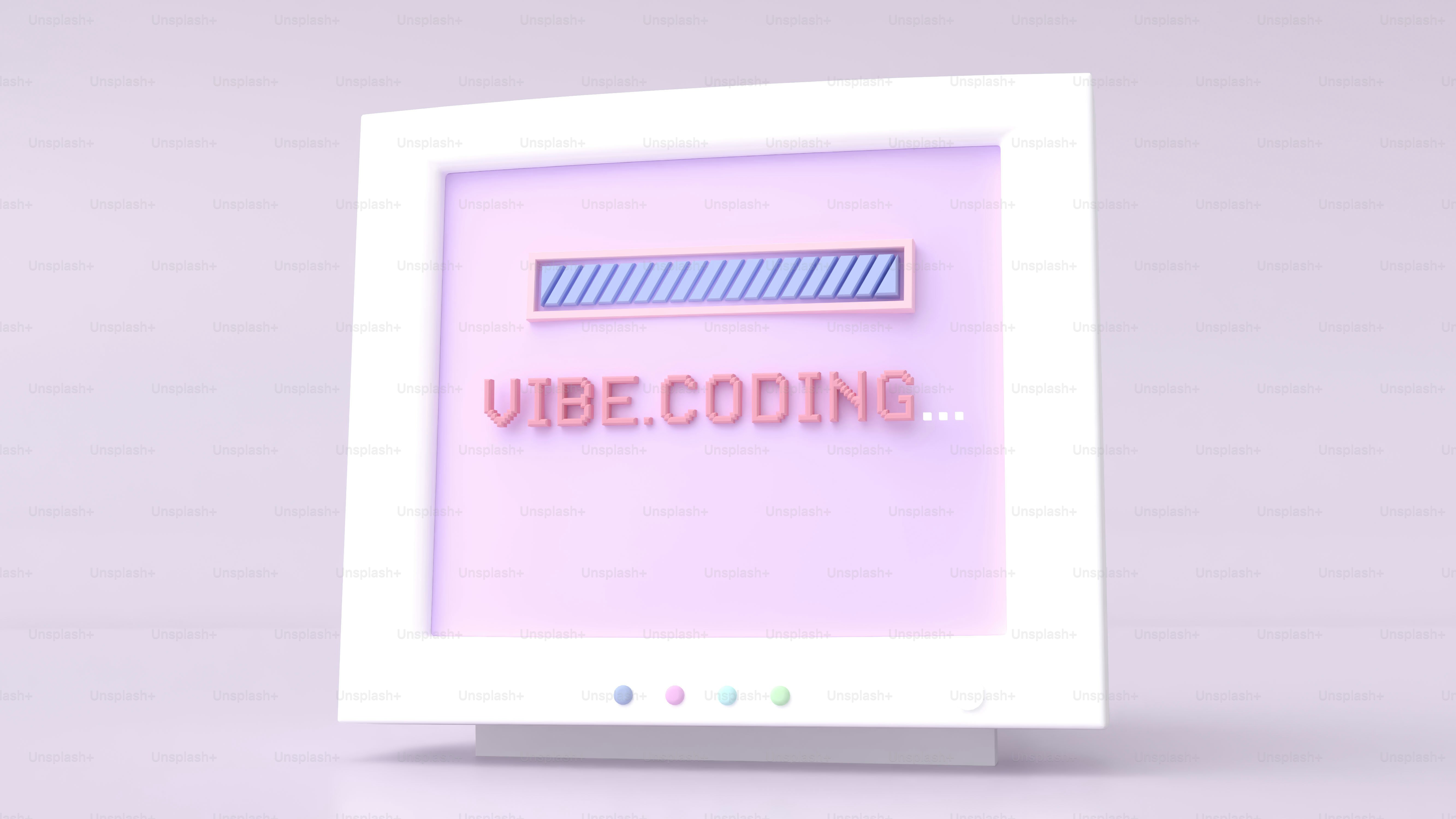 Claude vs Gemini for code generation 2026 — Retro computer screen displaying loading bar and text.