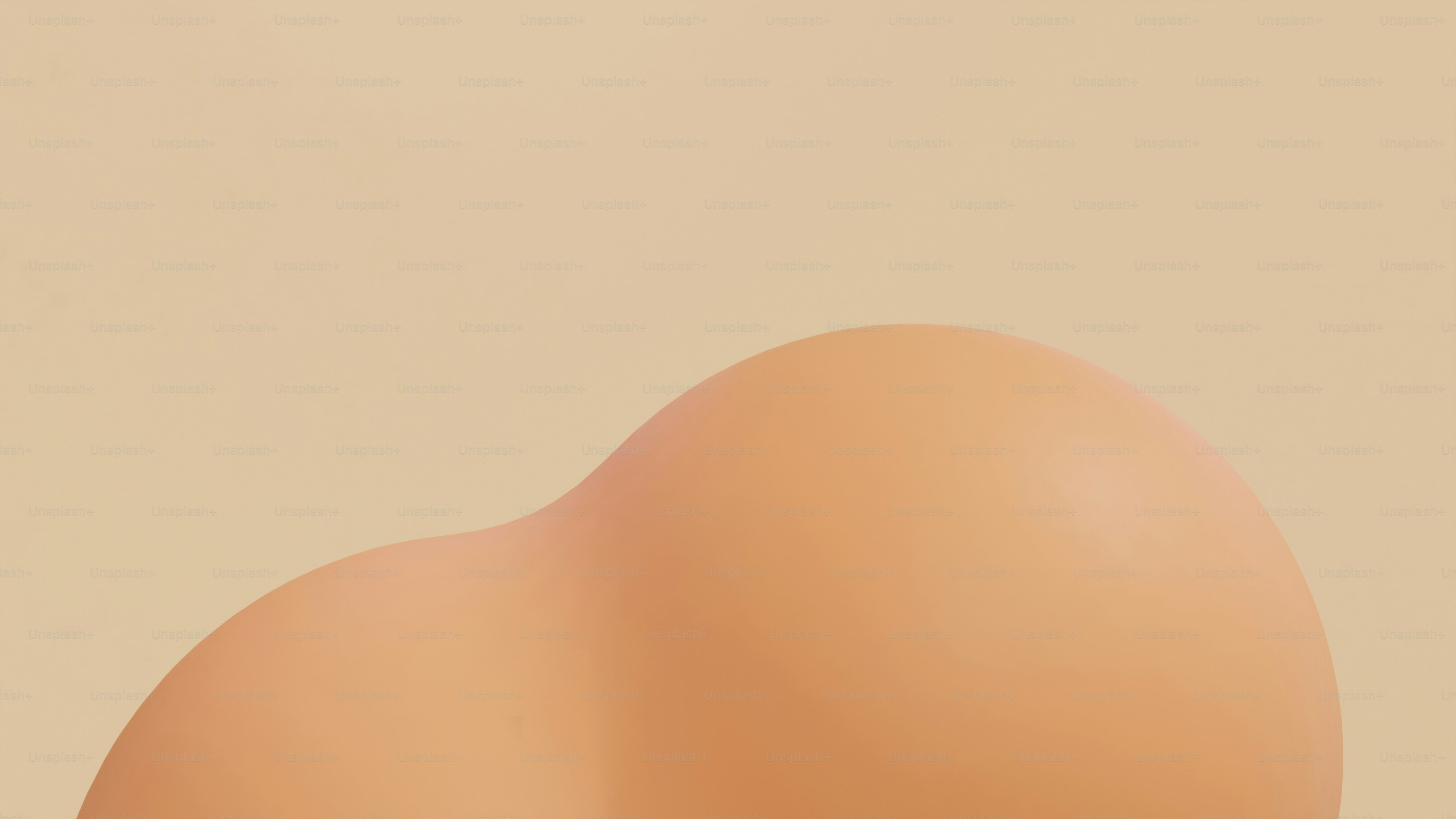 滑らかで丸みを帯びたベージュ色の物体のクローズアップ。