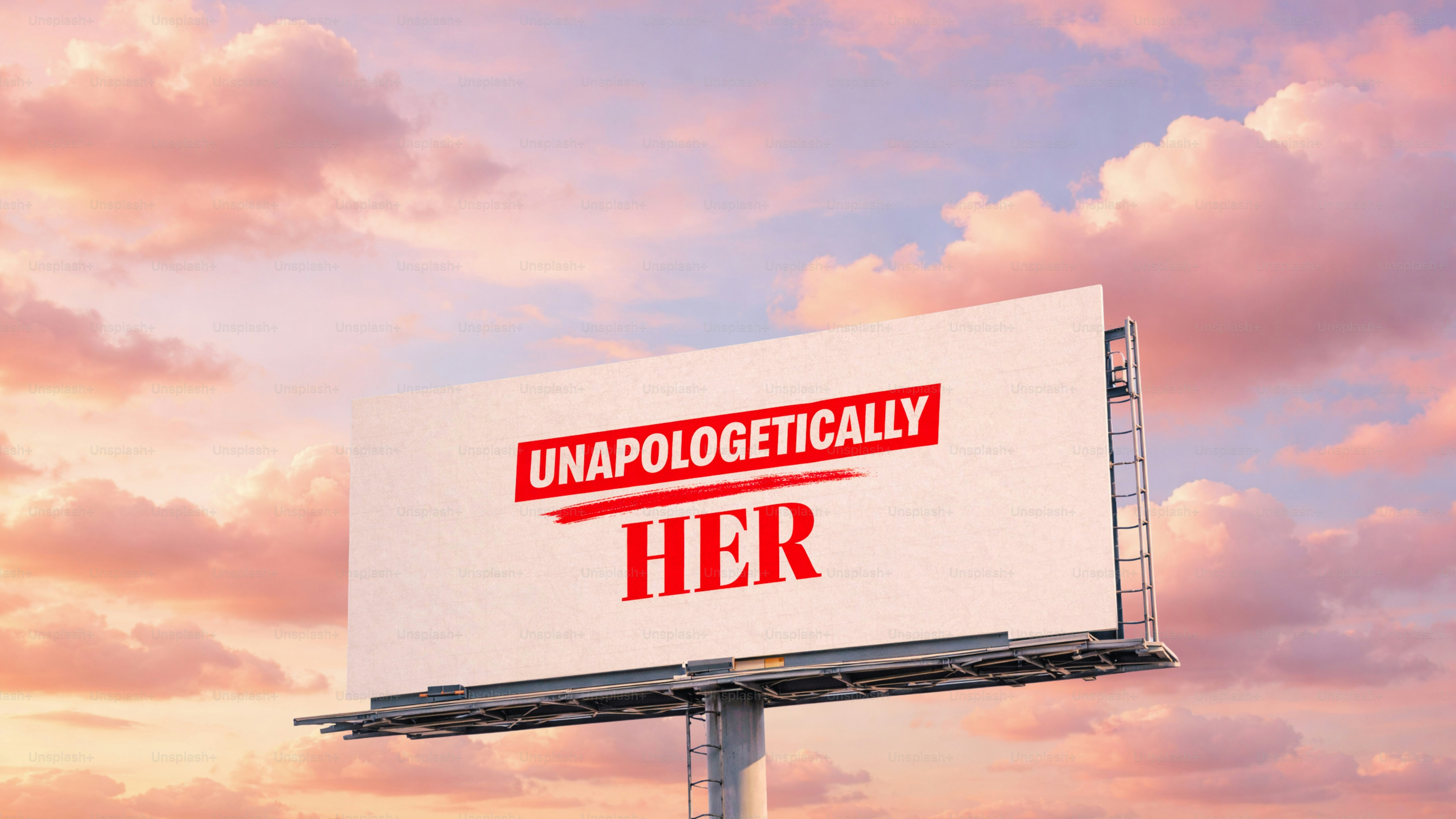 Billboard with \