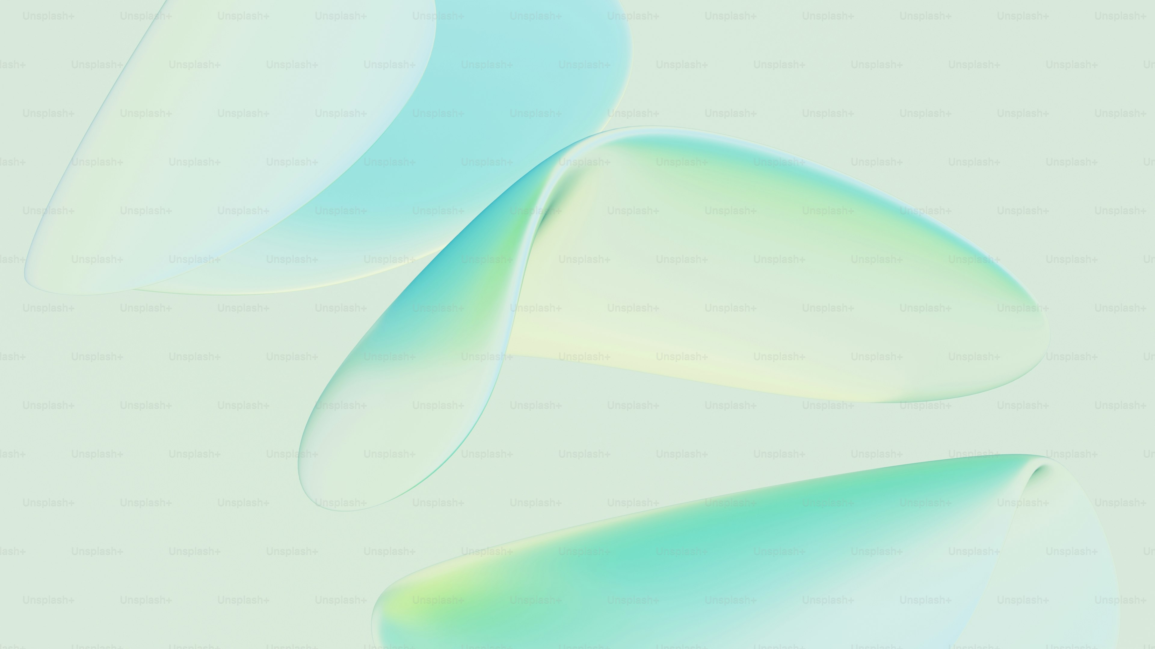 柔らかな光と影を持つ抽象的なパステルの形