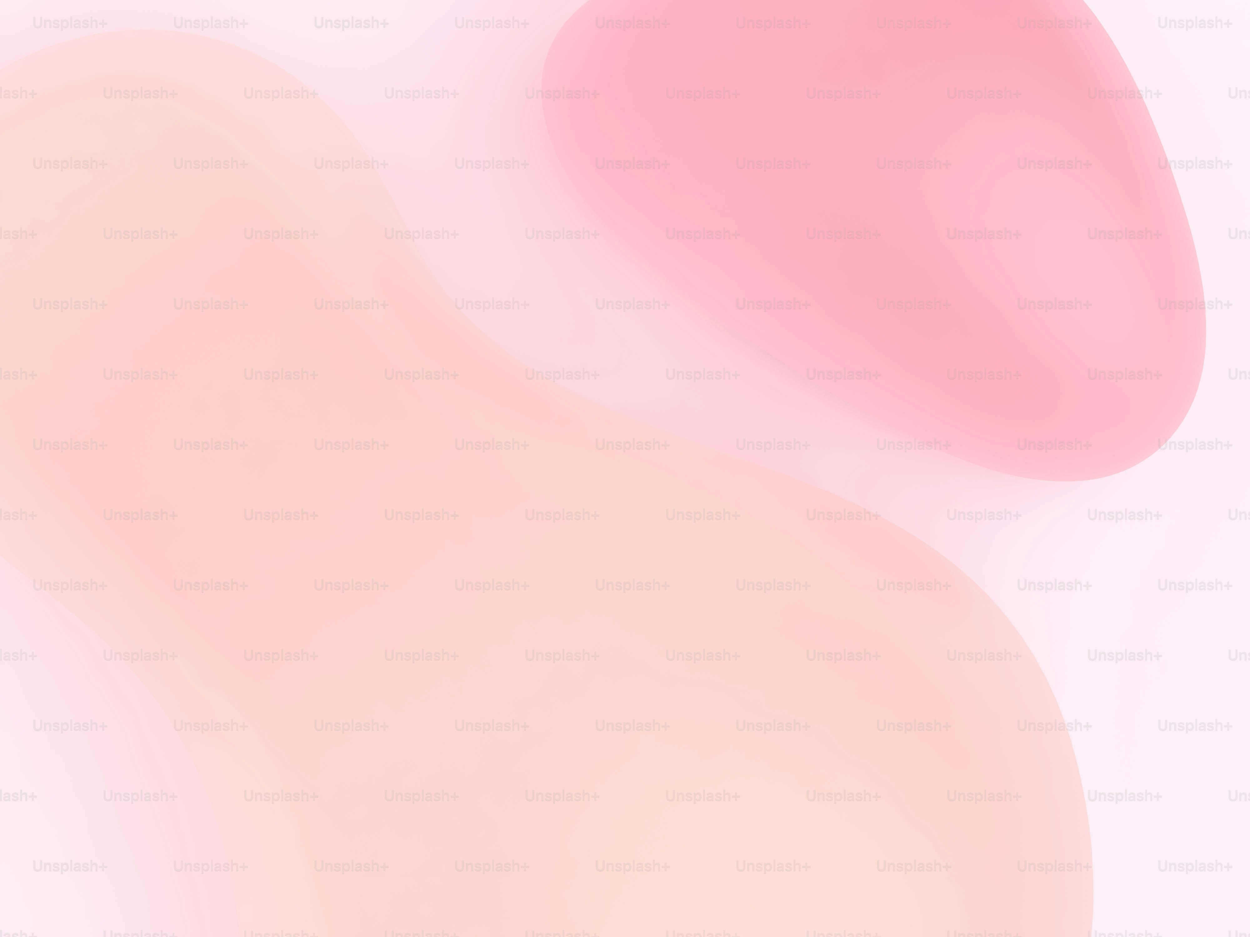 Abstract soft pink and peach blobs