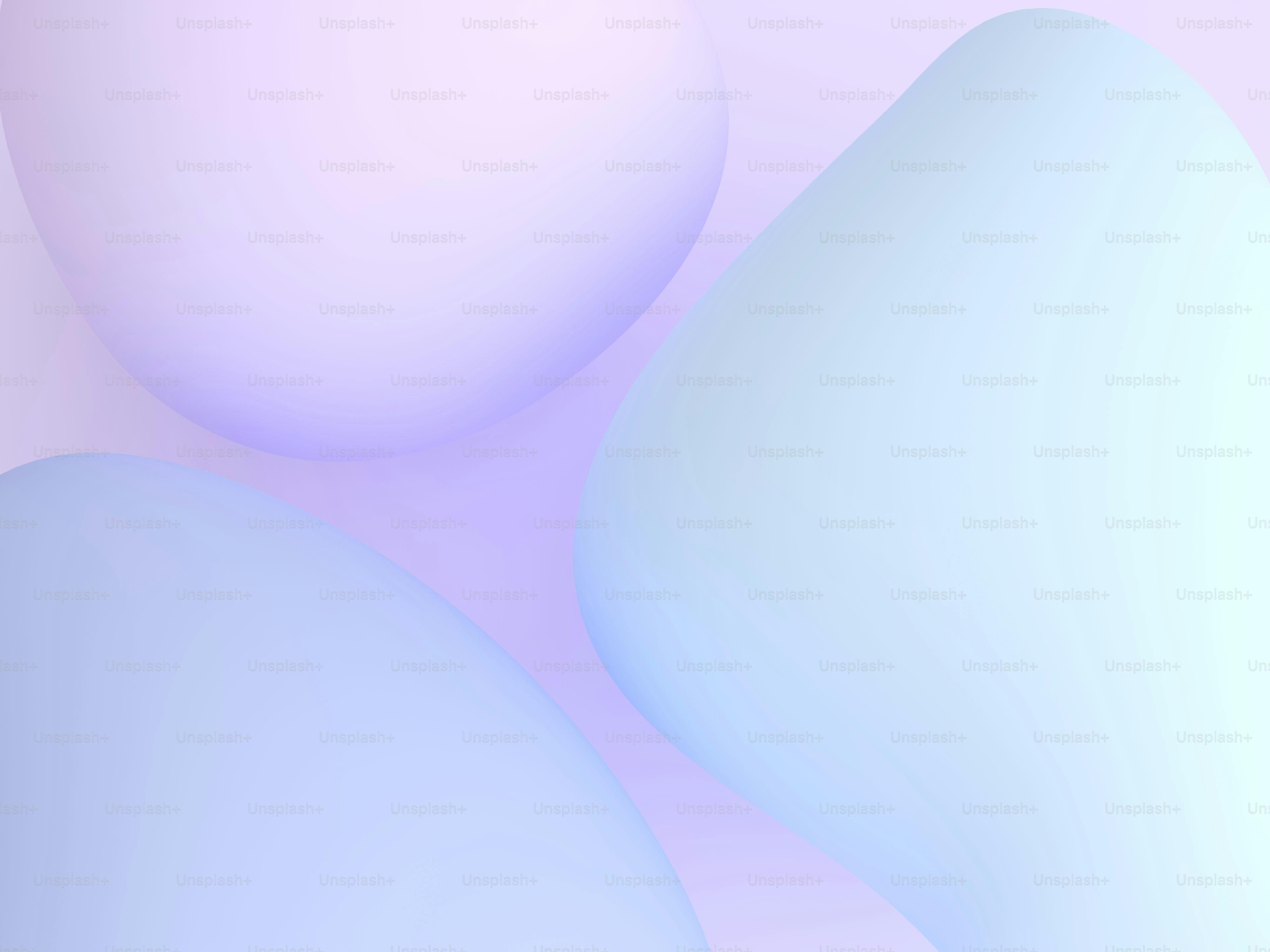 Soft pastel blobs on a light purple background