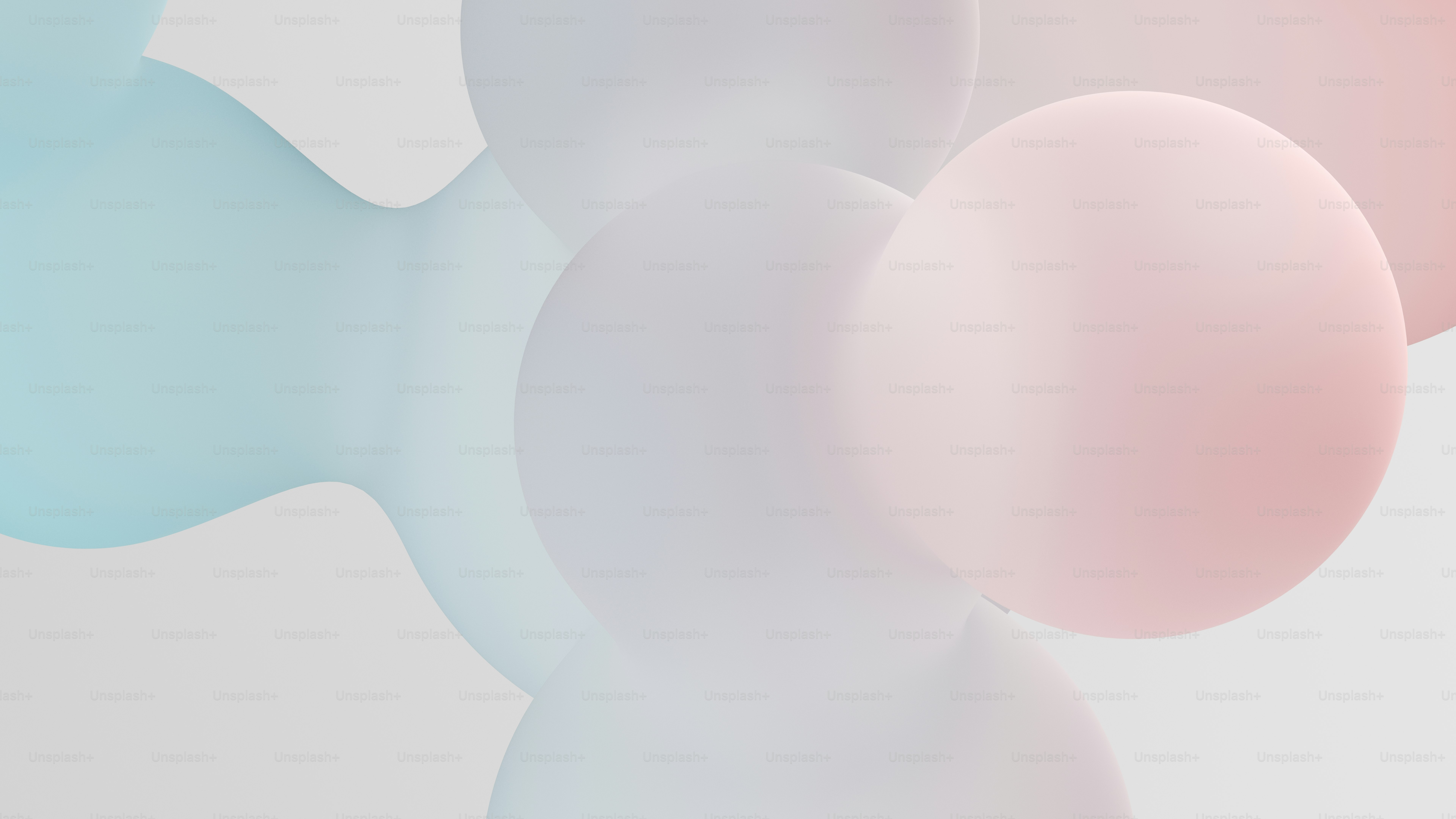 Bola pastel lembut dengan gradien lembut