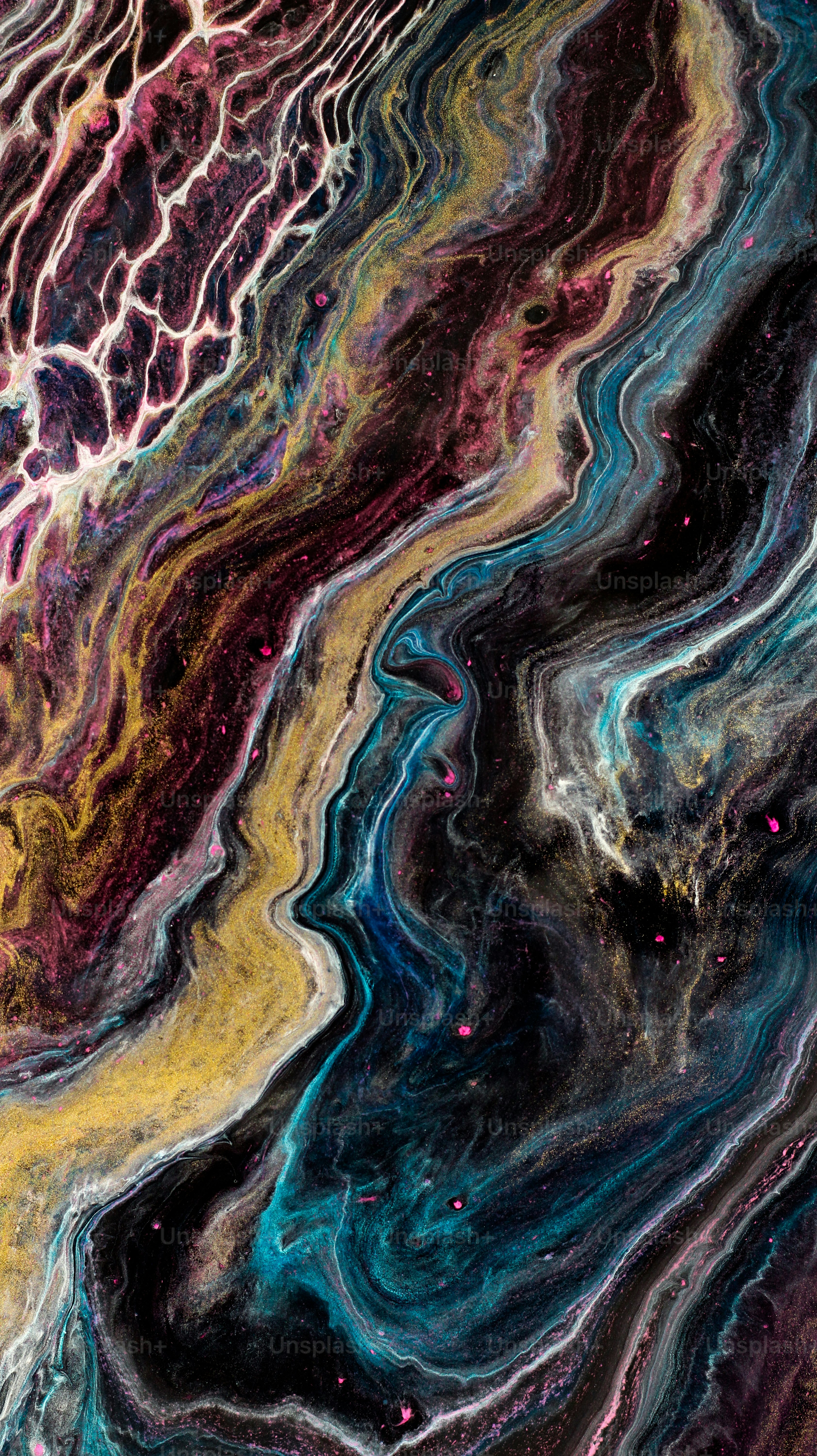 Abstract fluid art with swirling colors and textures. photo – Wallpaper ...