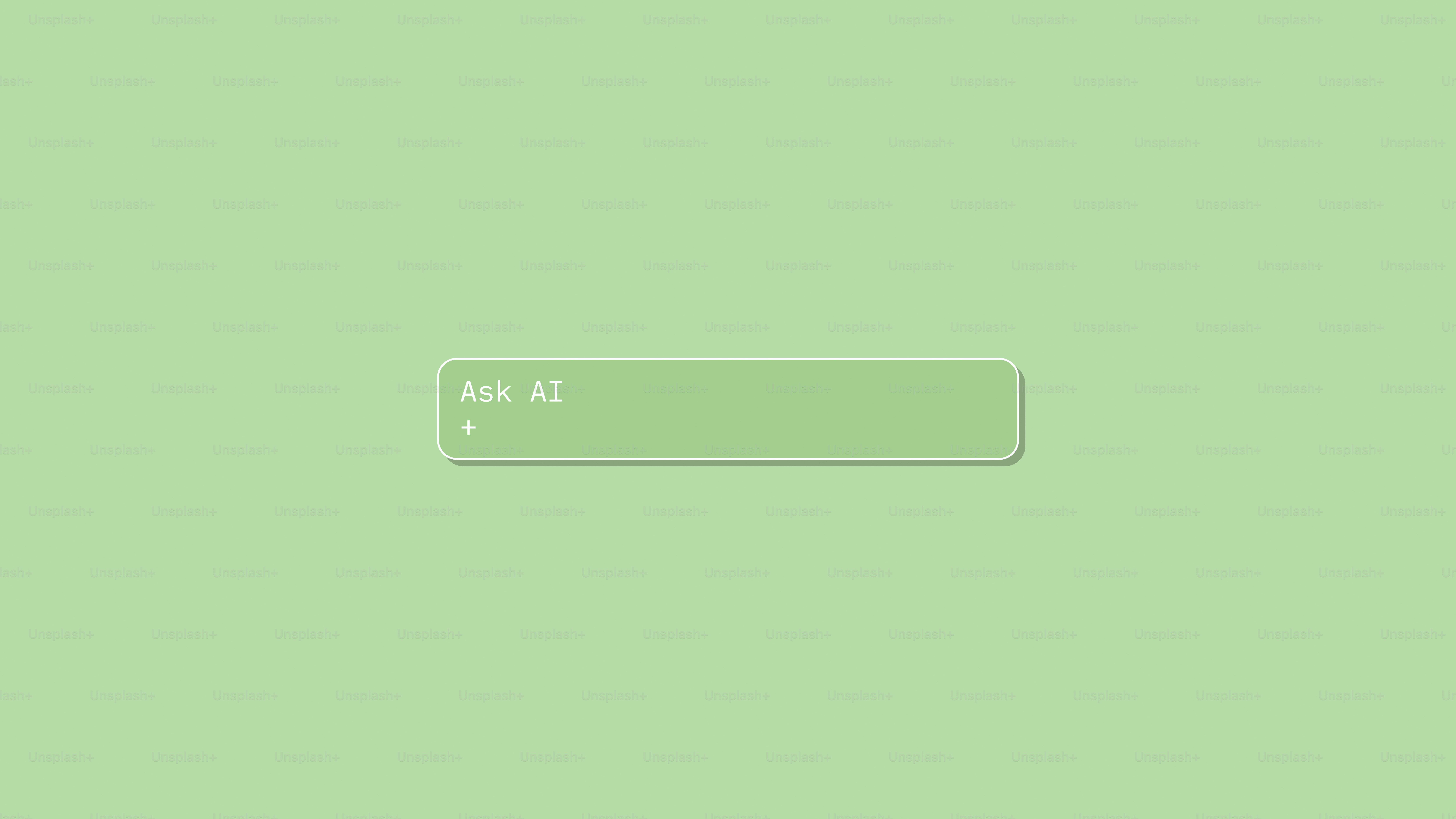 A light green background with a chat bubble.