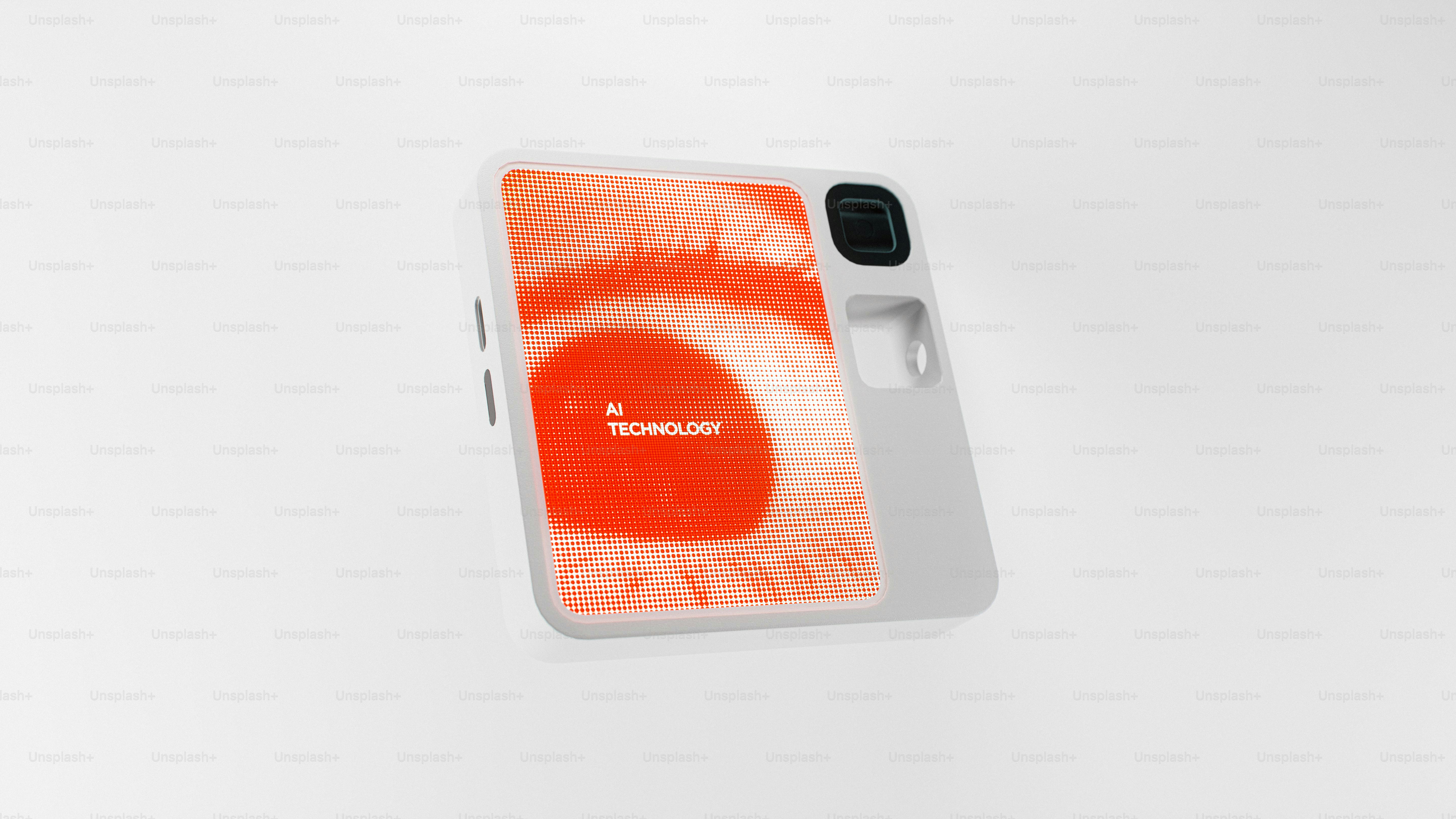 Smartphone with a close-up eye displayed on screen