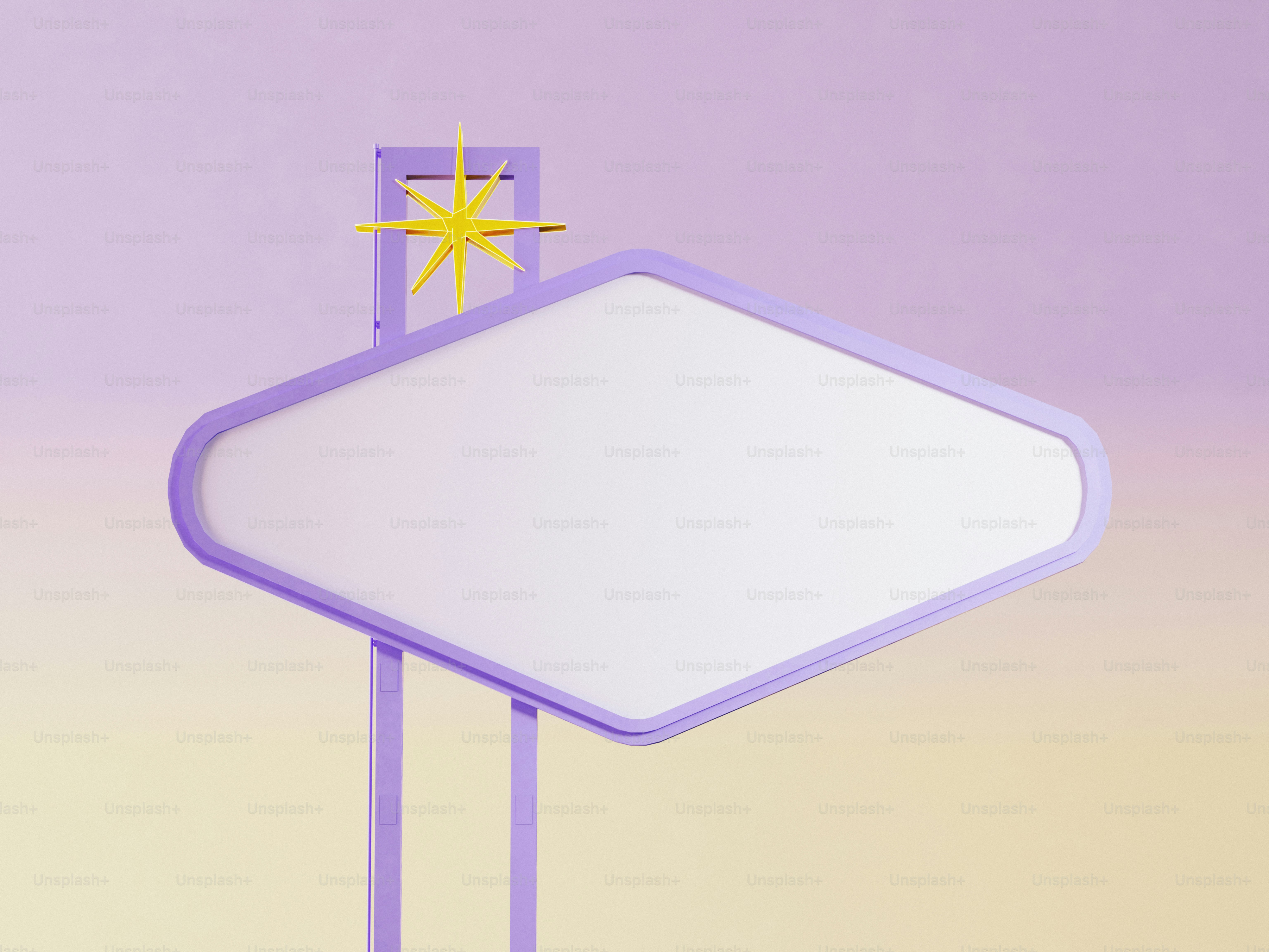 Panneau rétro en bord de route avec espace blanc vide