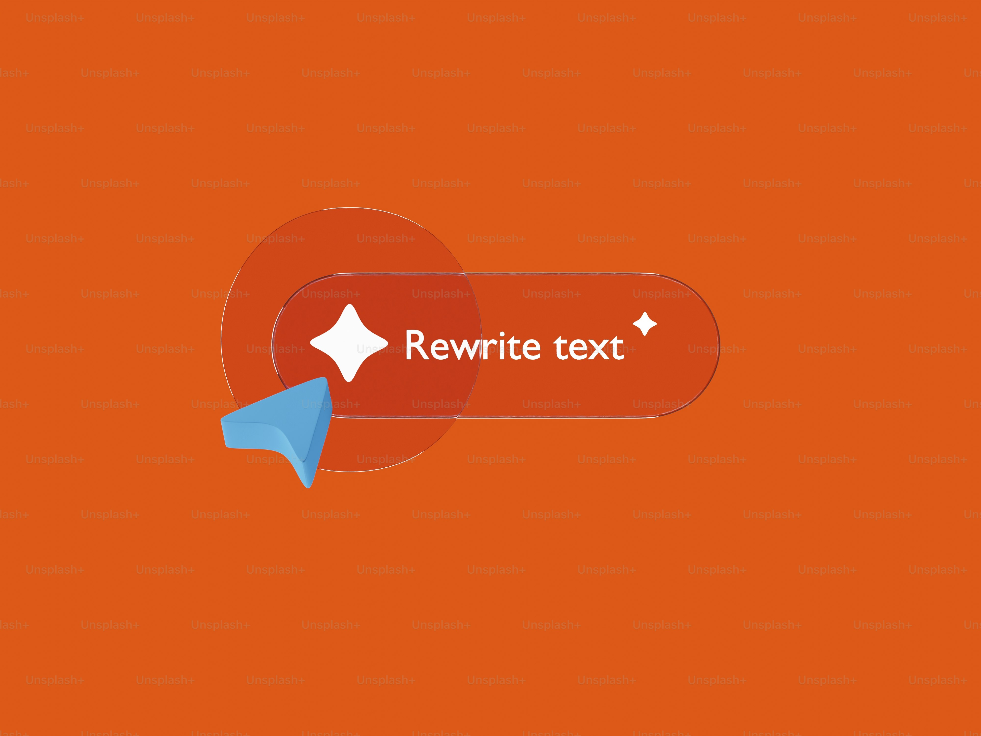 オレンジ色の背景にテキスト吹き出しと星アイコン付きのメガホン