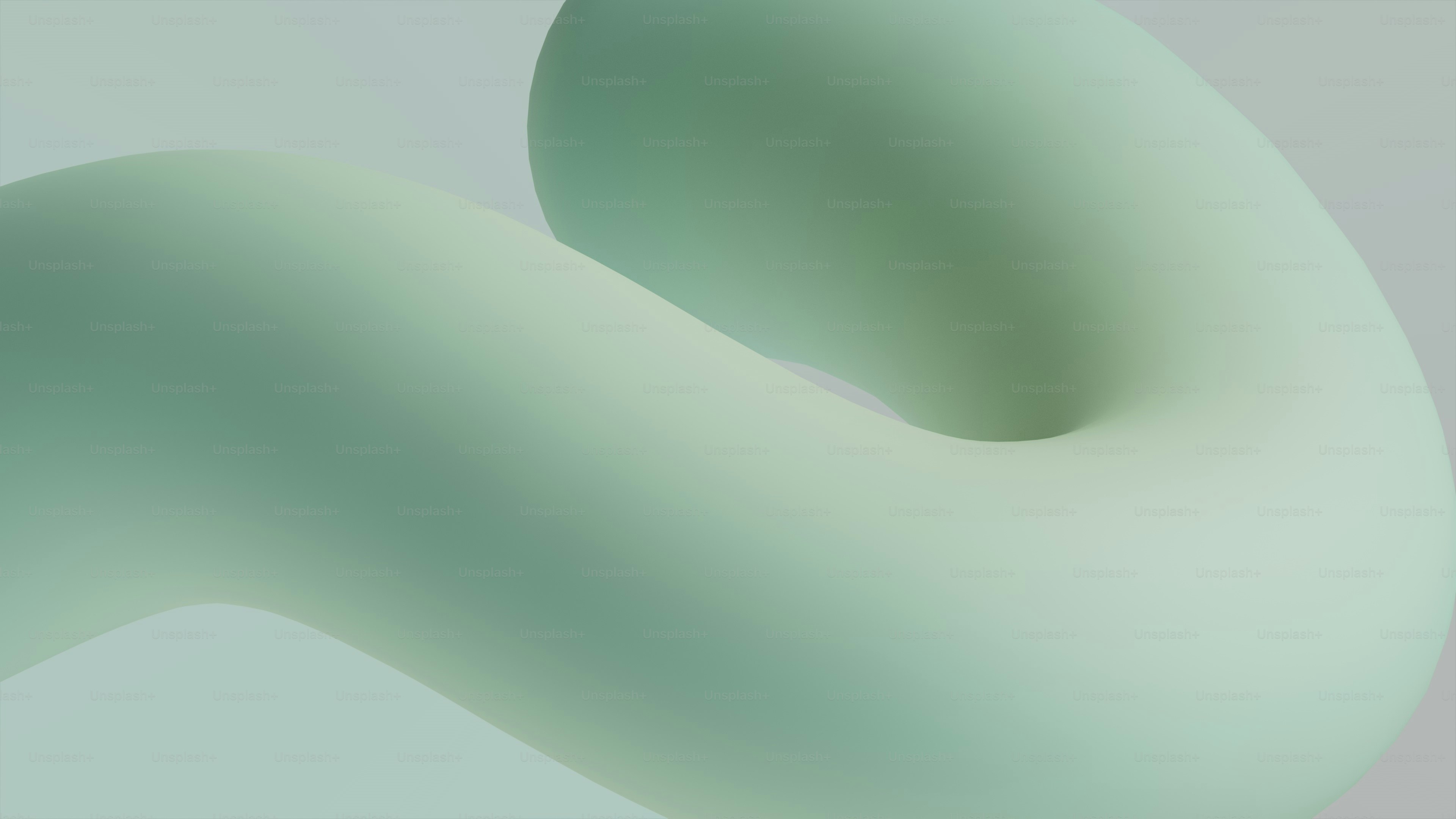 Abstrakter weicher, mintgrüner, geschwungener Hintergrund