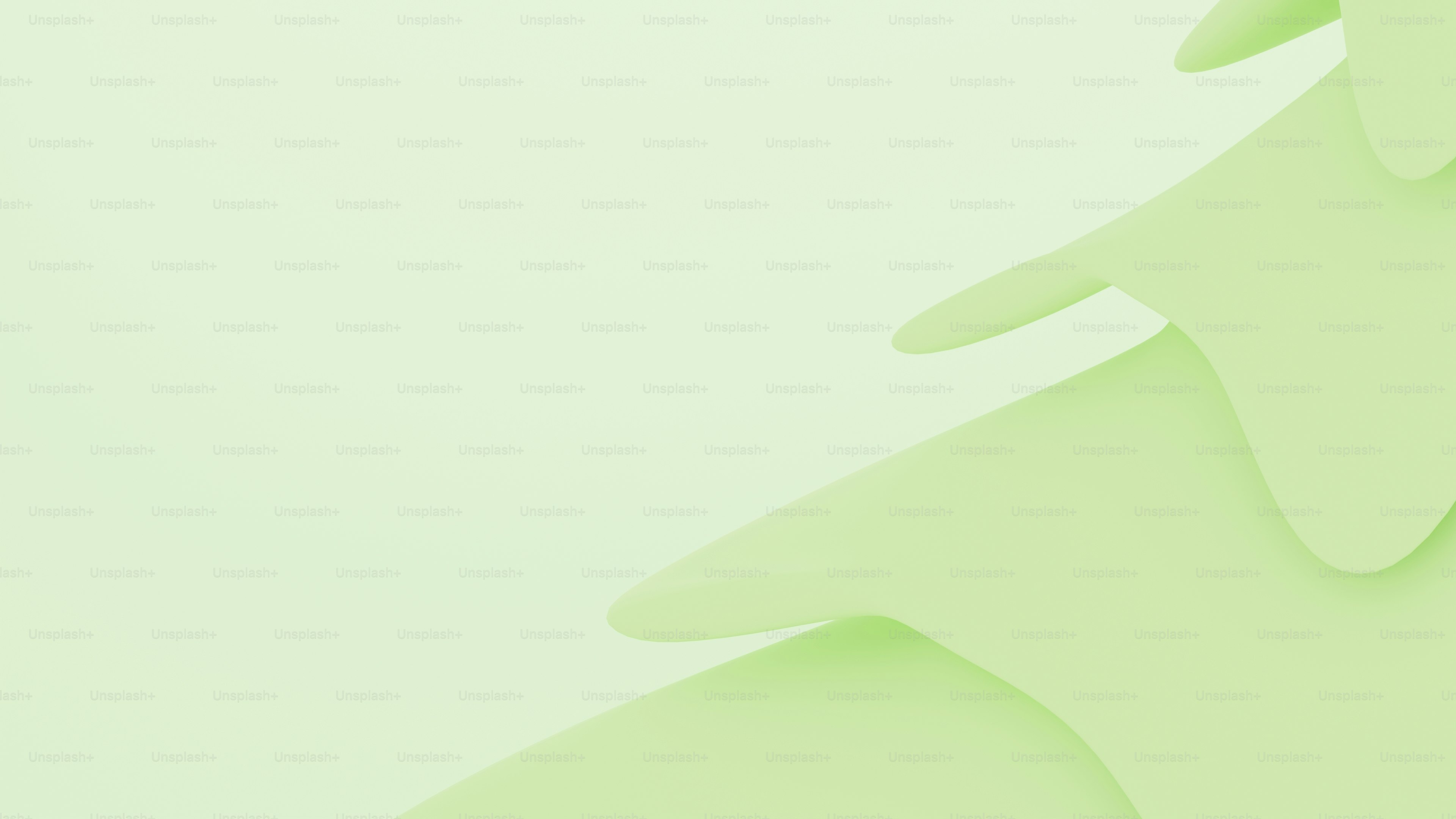 Formas verdes abstratas sobre fundo verde-claro