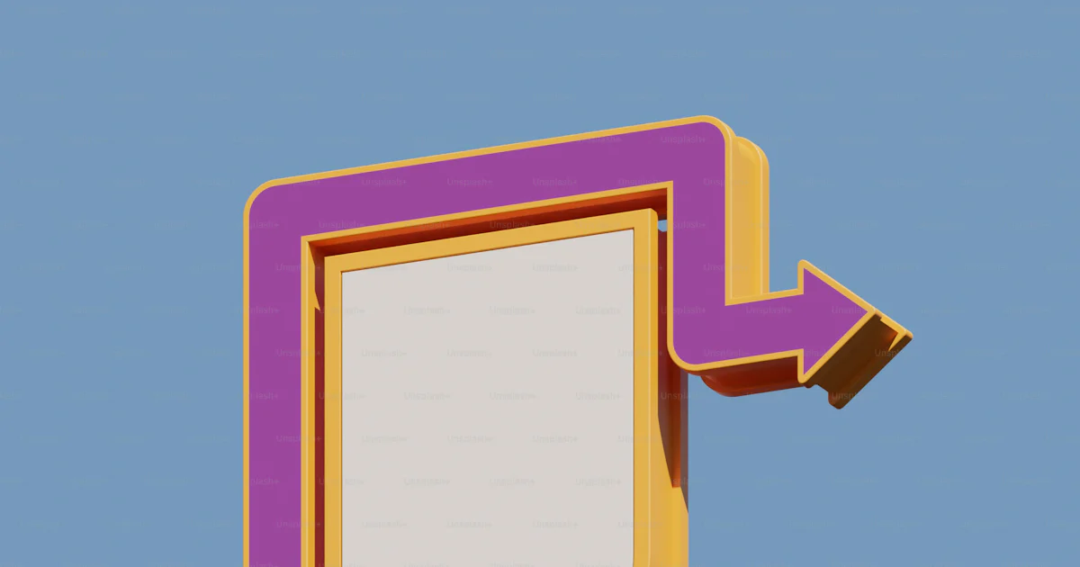 A Retro Roadside Sign With An Arrow Photo 3d Render Image On Unsplash a-retro-roadside-sign-with-an-arrow-photo-3d-render-image-on-unsplash