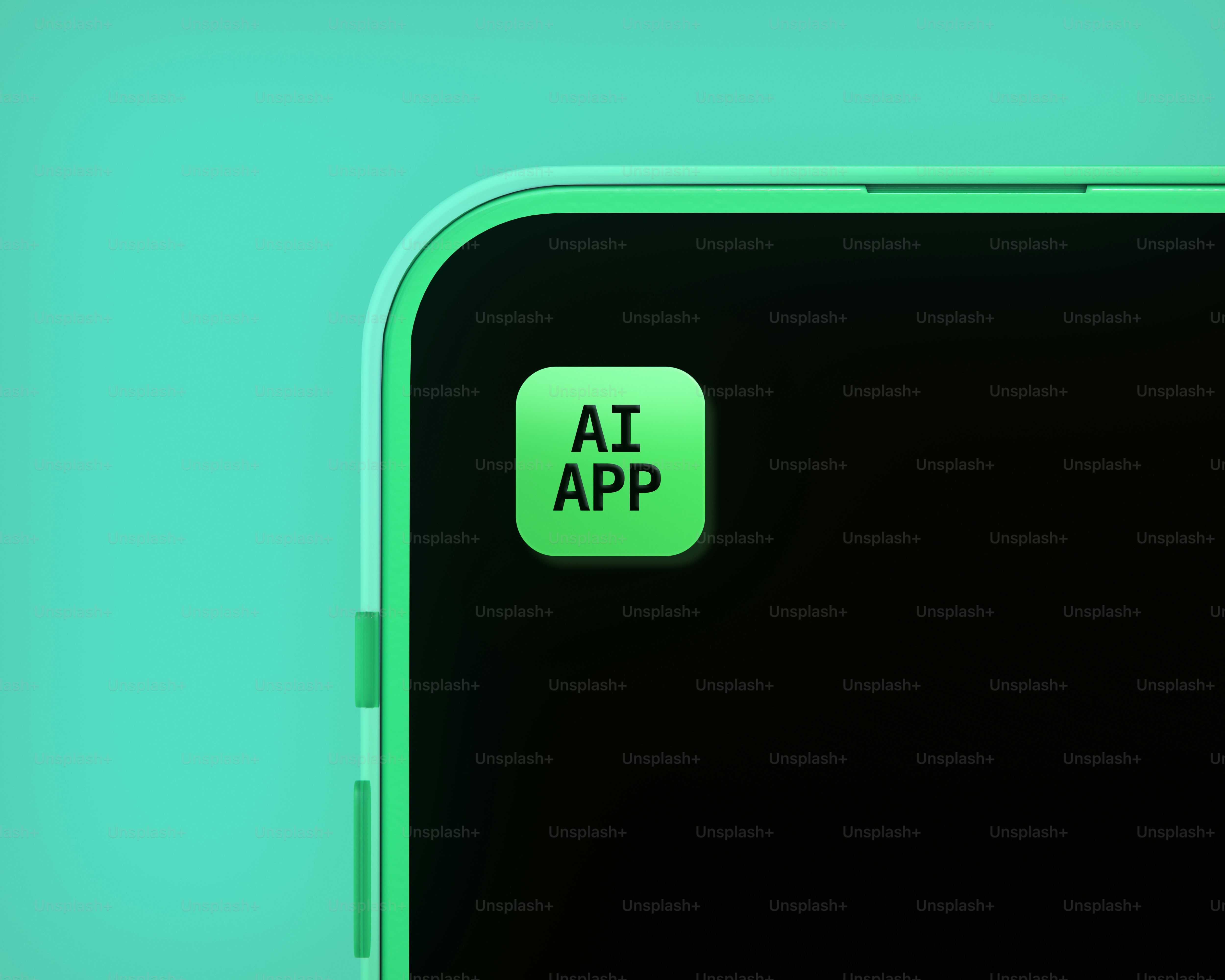 スマートフォンの画面にAIアプリのアイコンが表示されます。