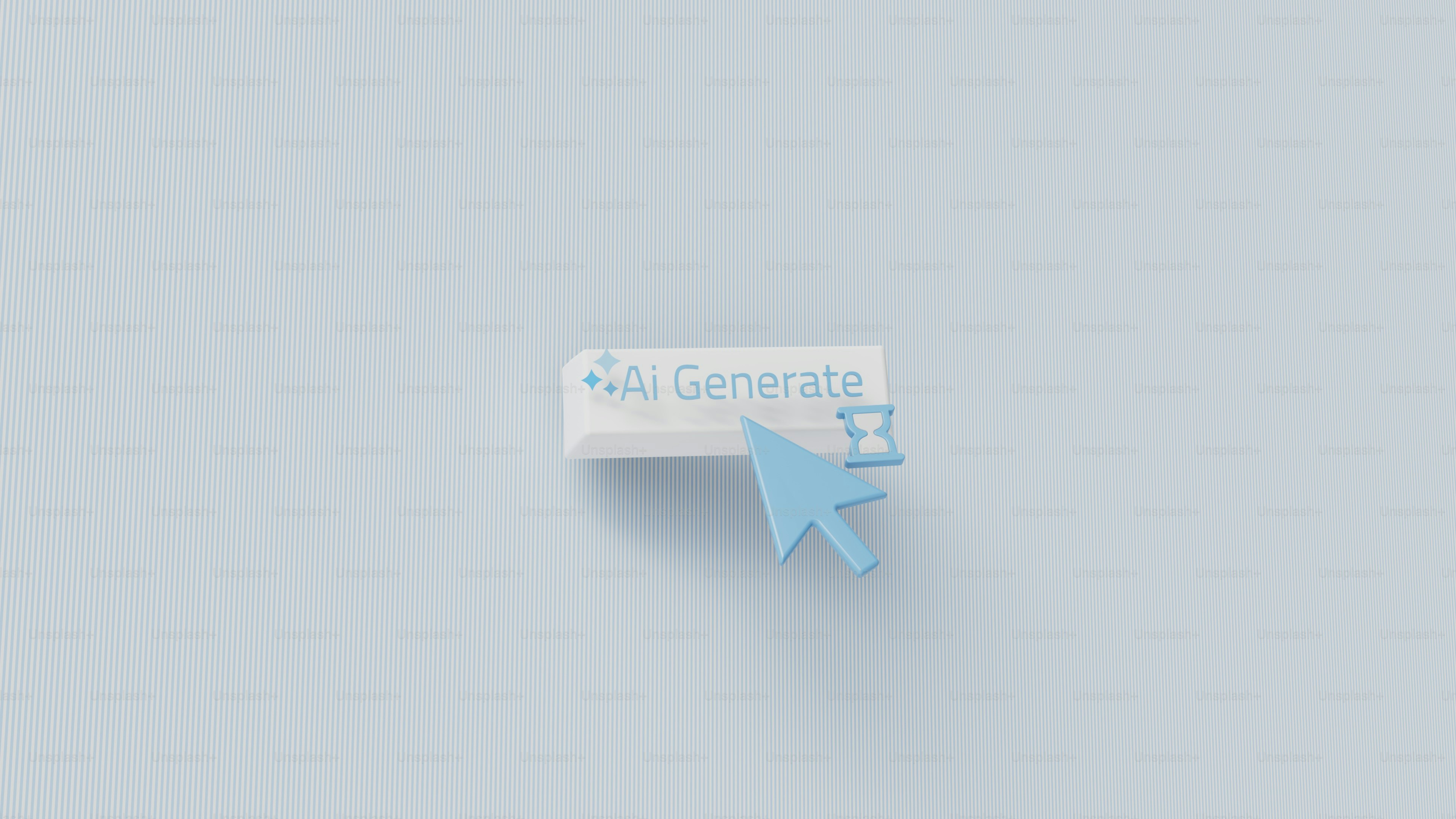 Cursor hovering over an ai generate button.