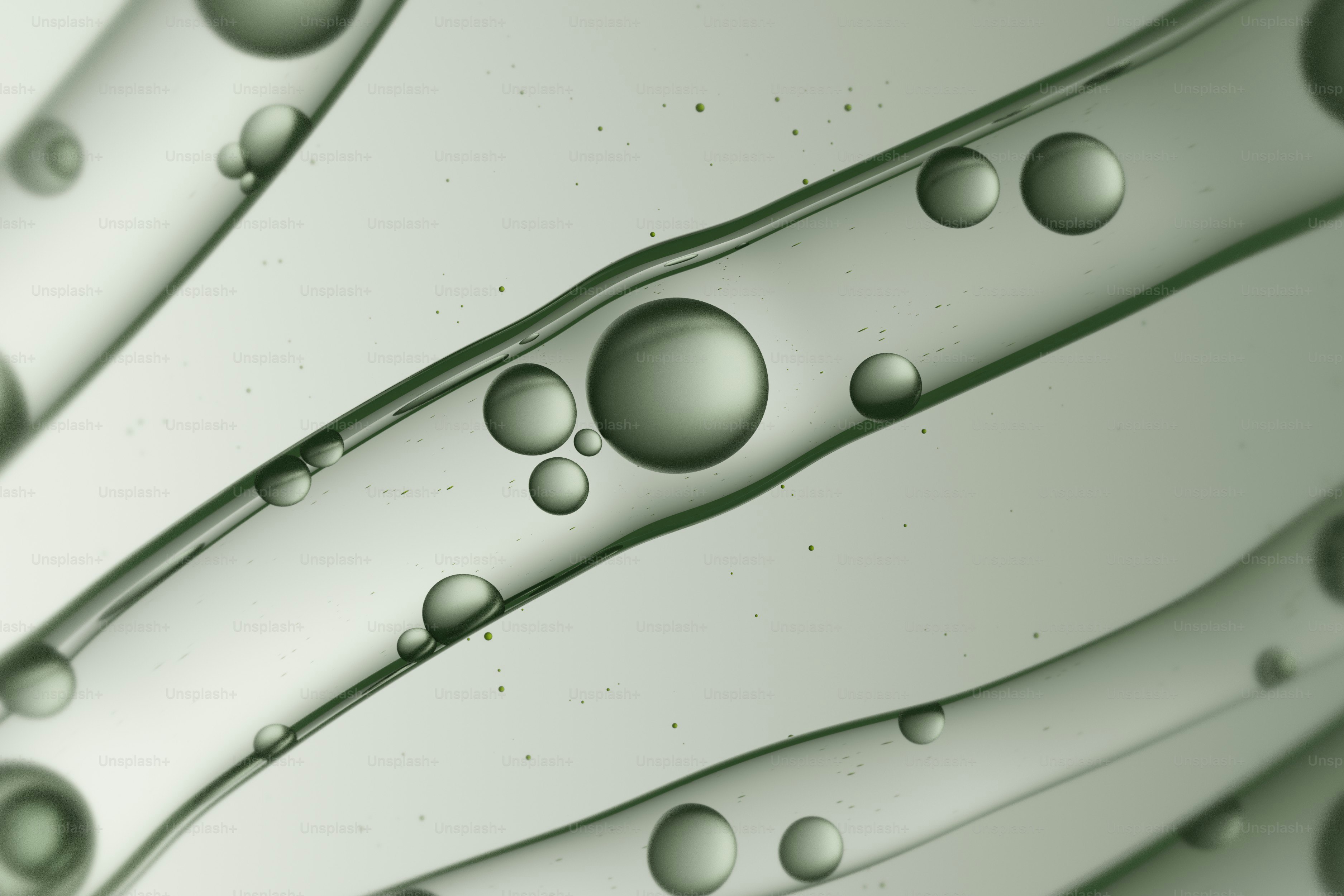 Microscopic view of plant cells with green chlorophyll photo – Texture ...