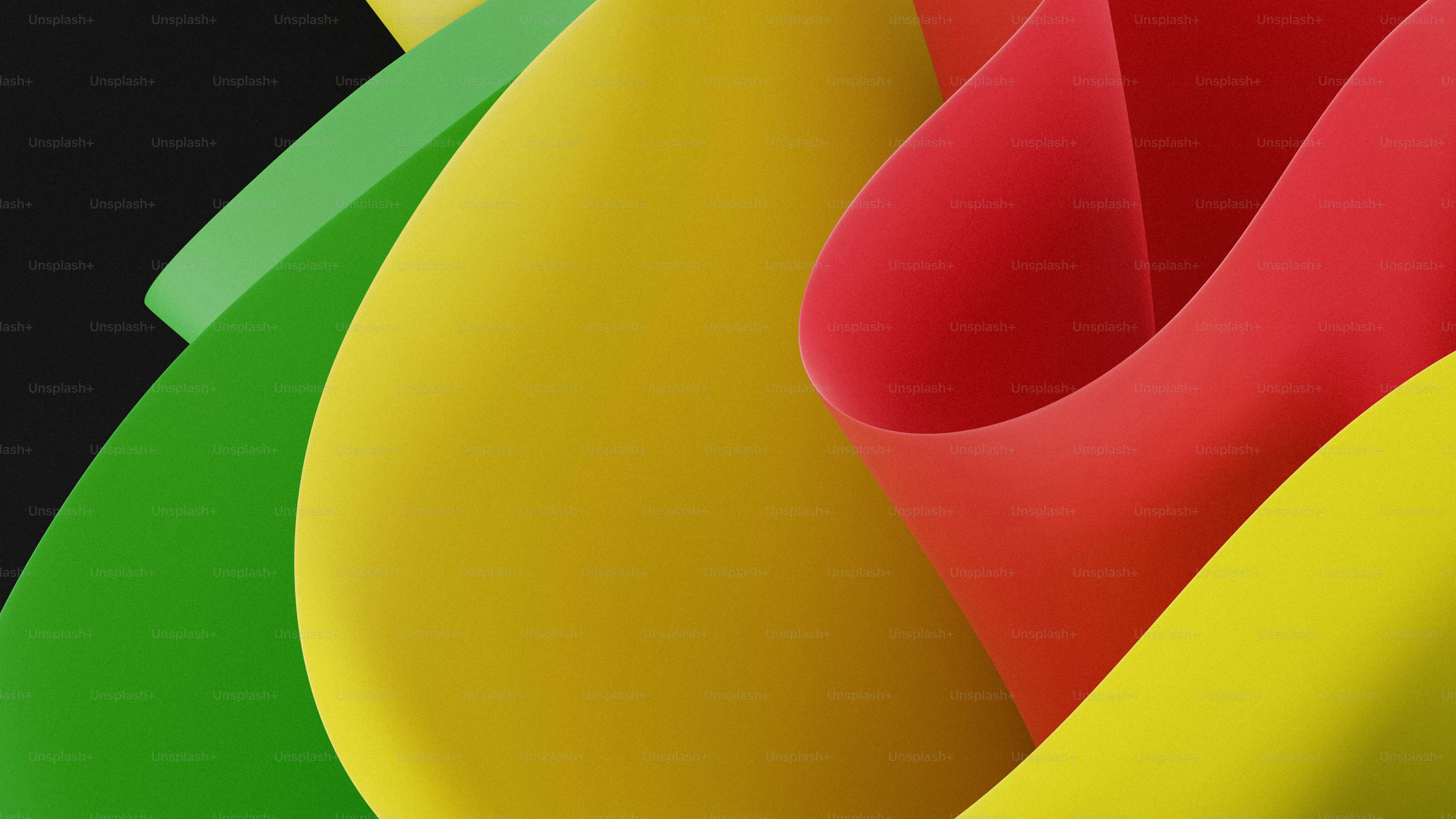 Formes abstraites colorées avec des ombres douces