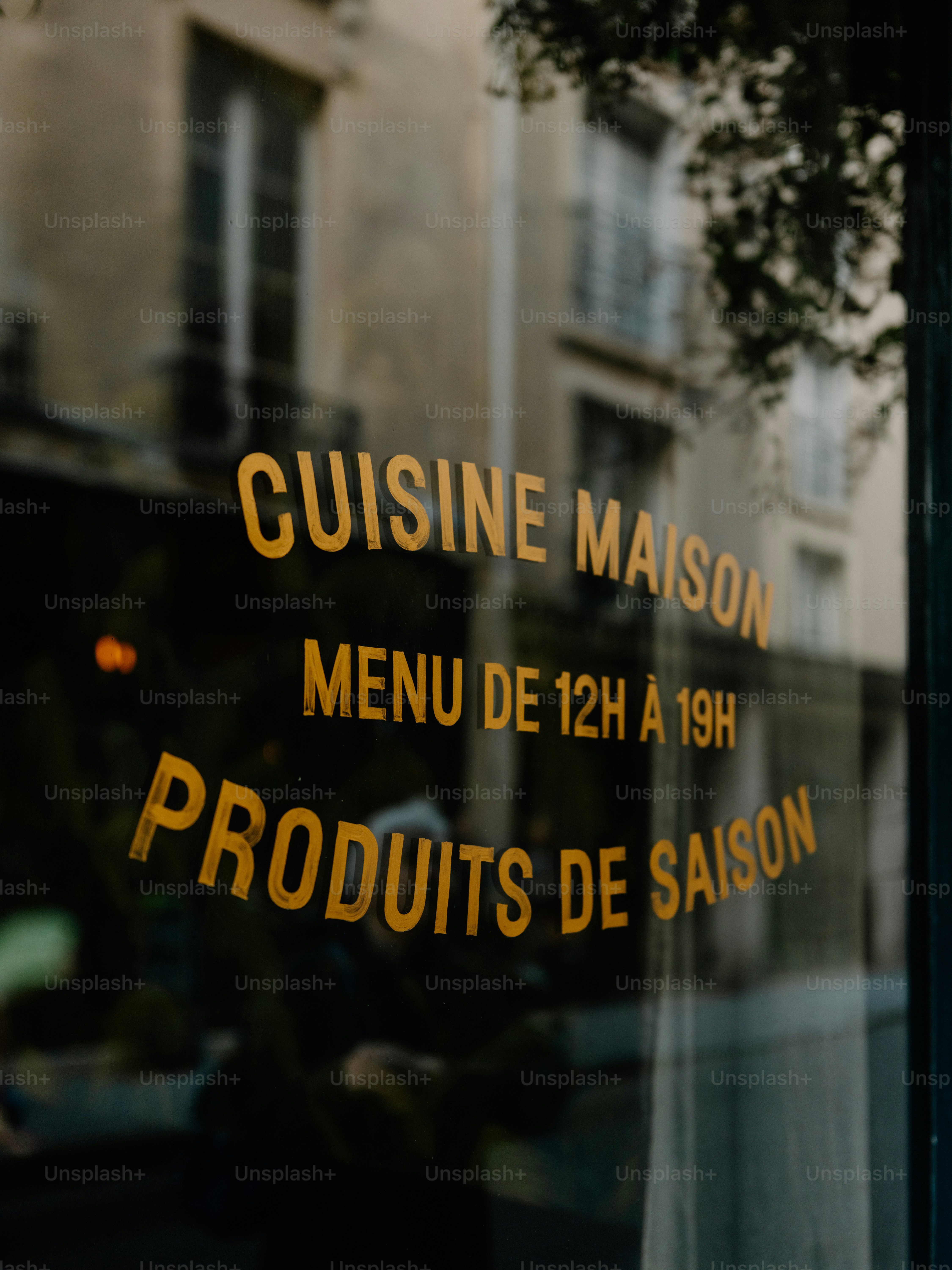 Cuisine maison menu de 12h a 19h produits de saison