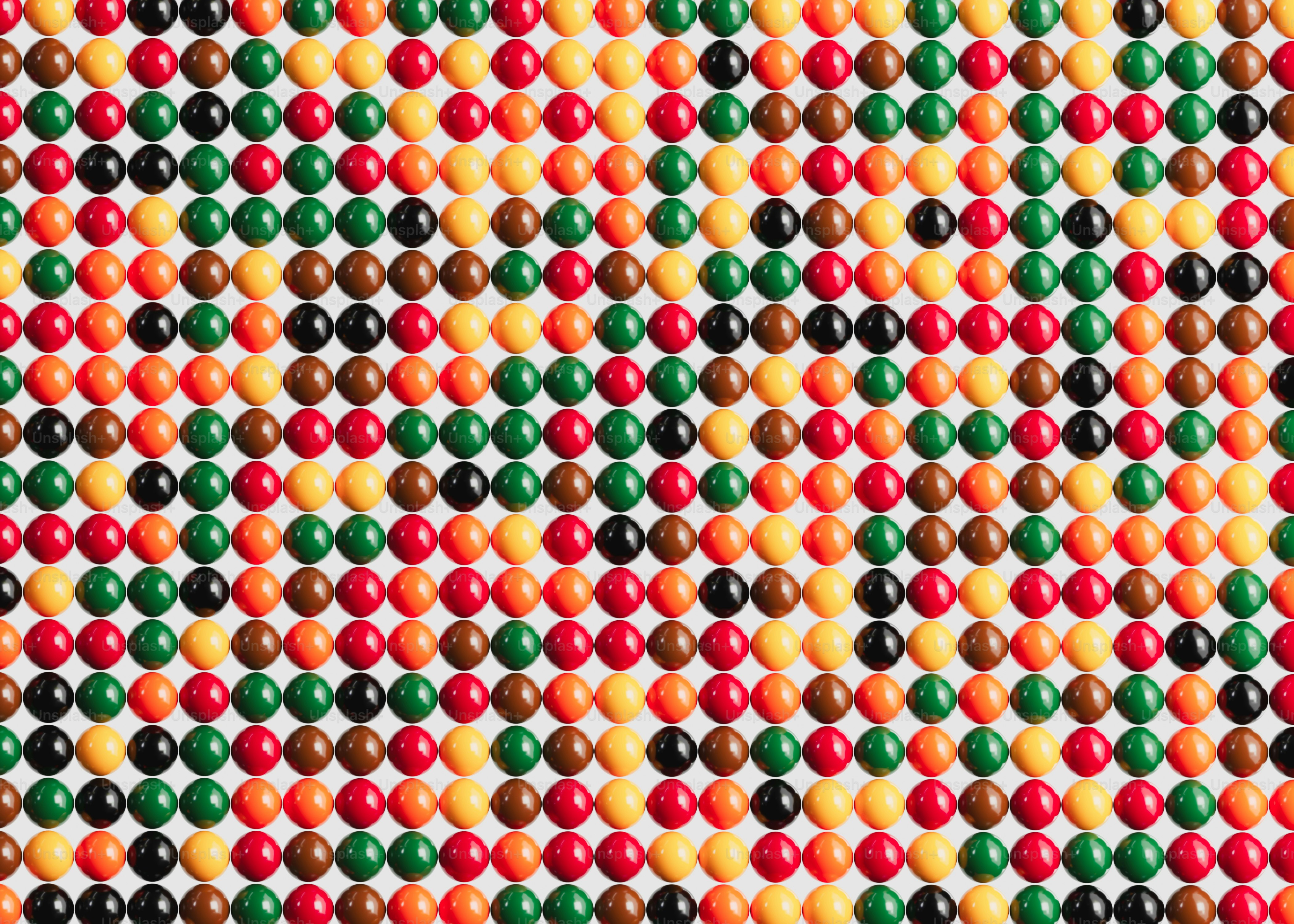 Colorful candy dots arranged in a grid pattern