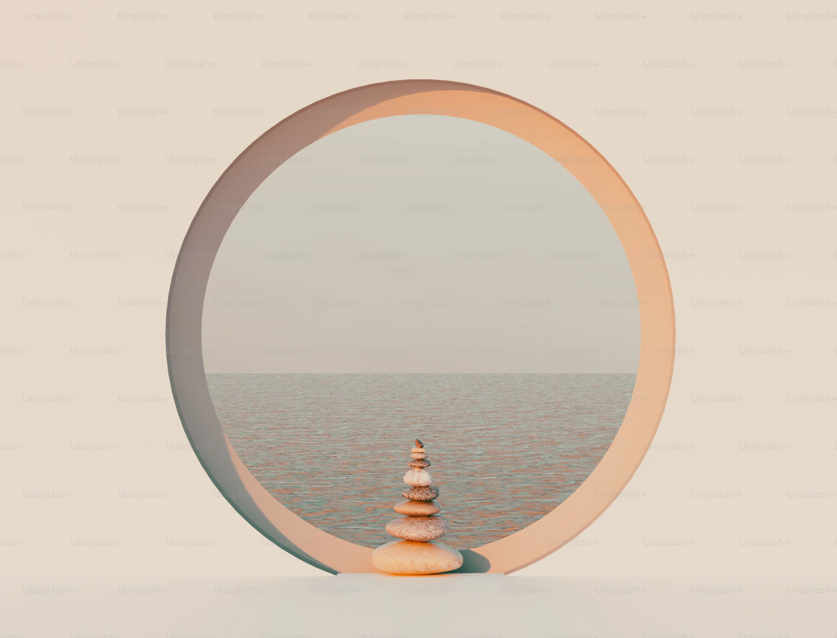 A calm, peaceful space symbolising mental wellbeing