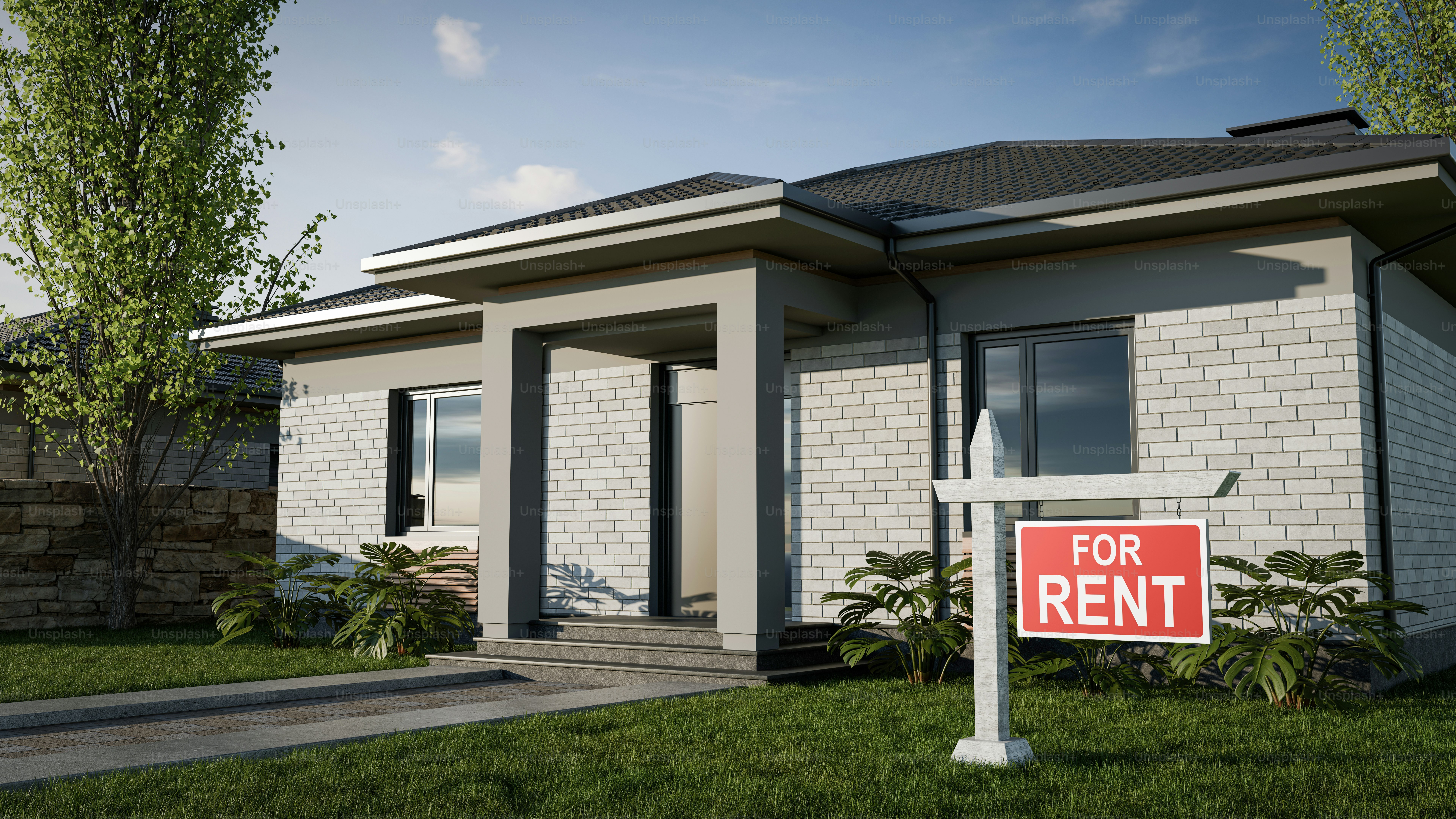 Modern house with a 