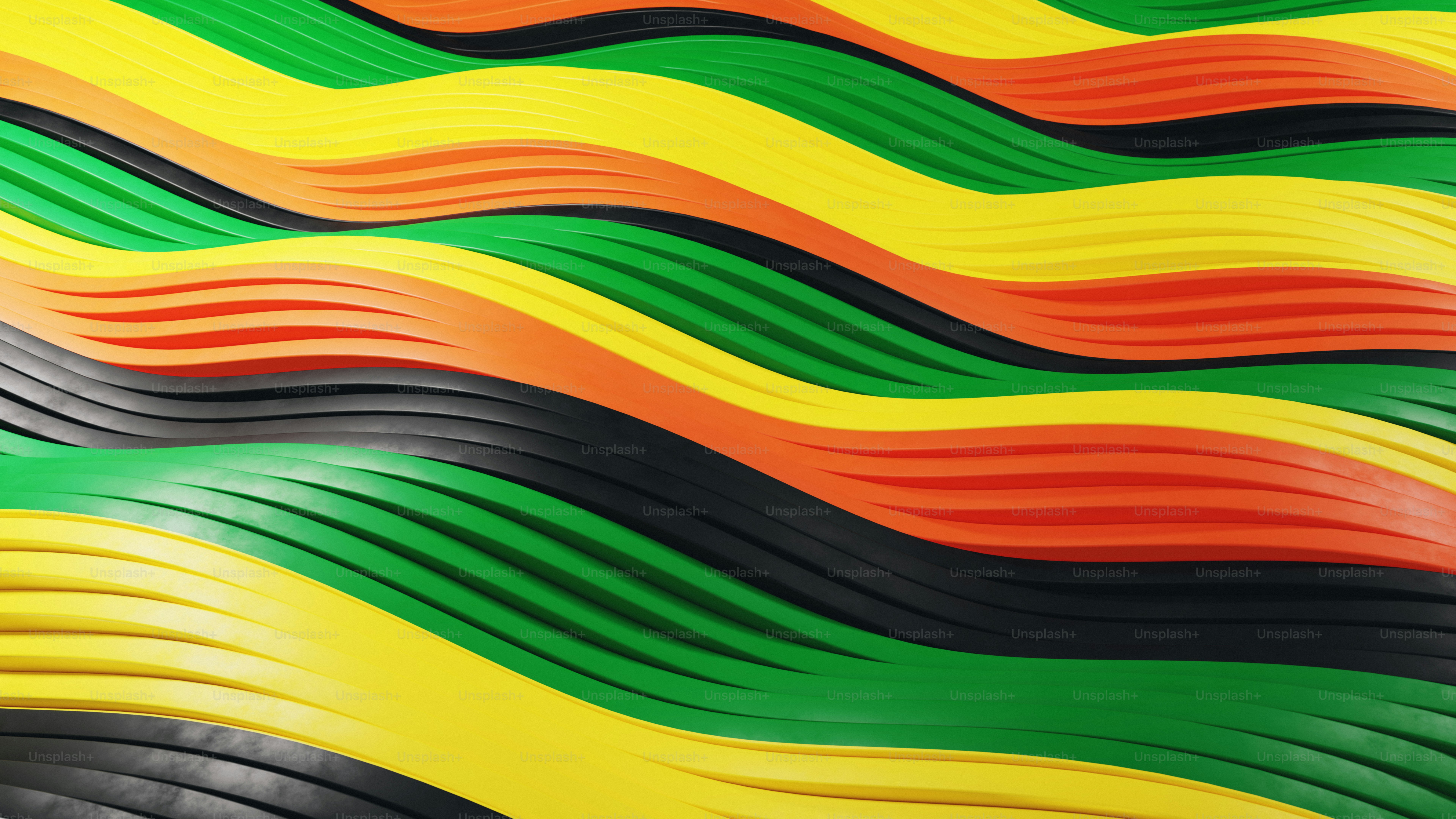 Latar belakang abstrak bergelombang garis-garis warna-warni