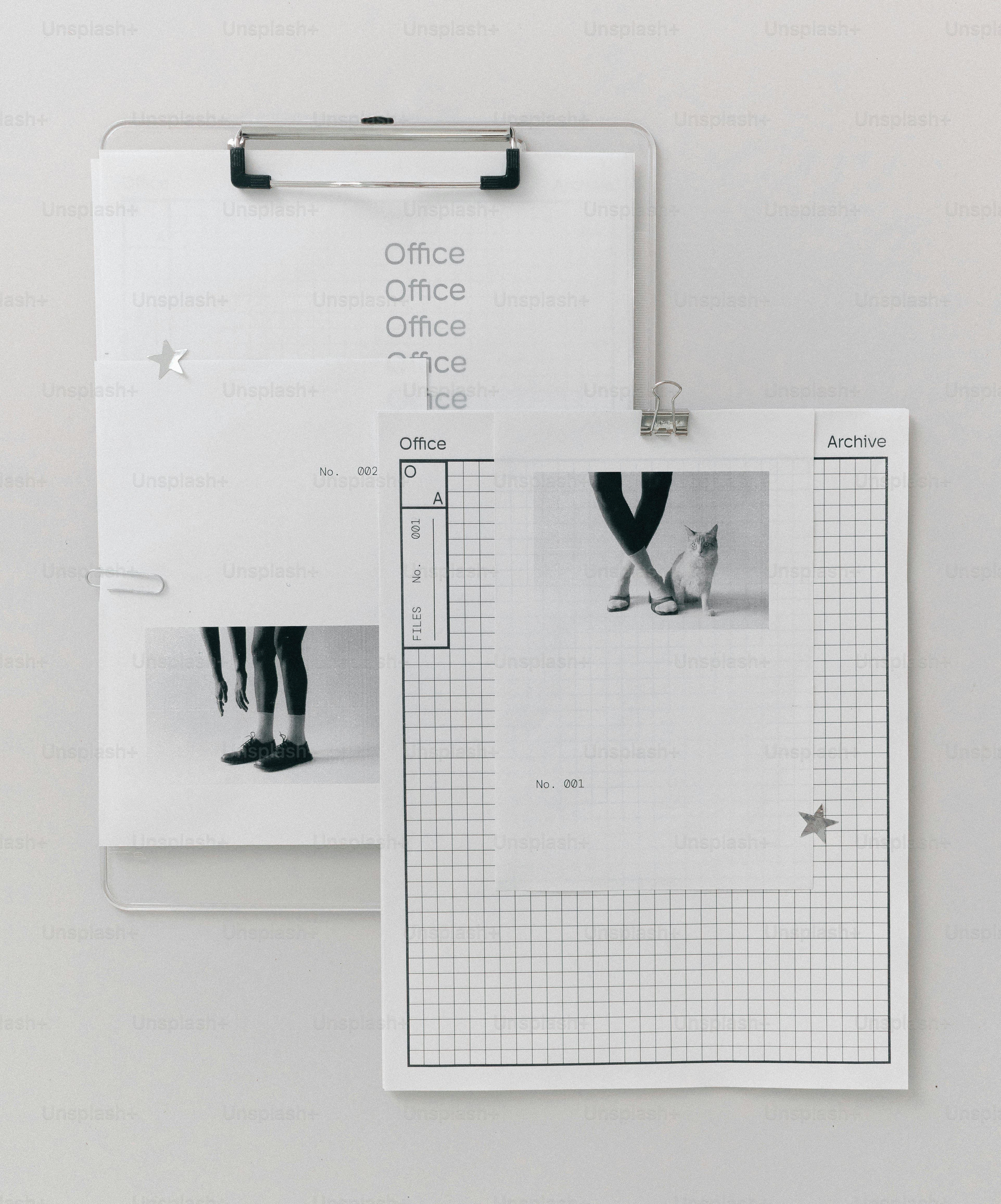 File folder with papers and clips photo – Business Image on Unsplash