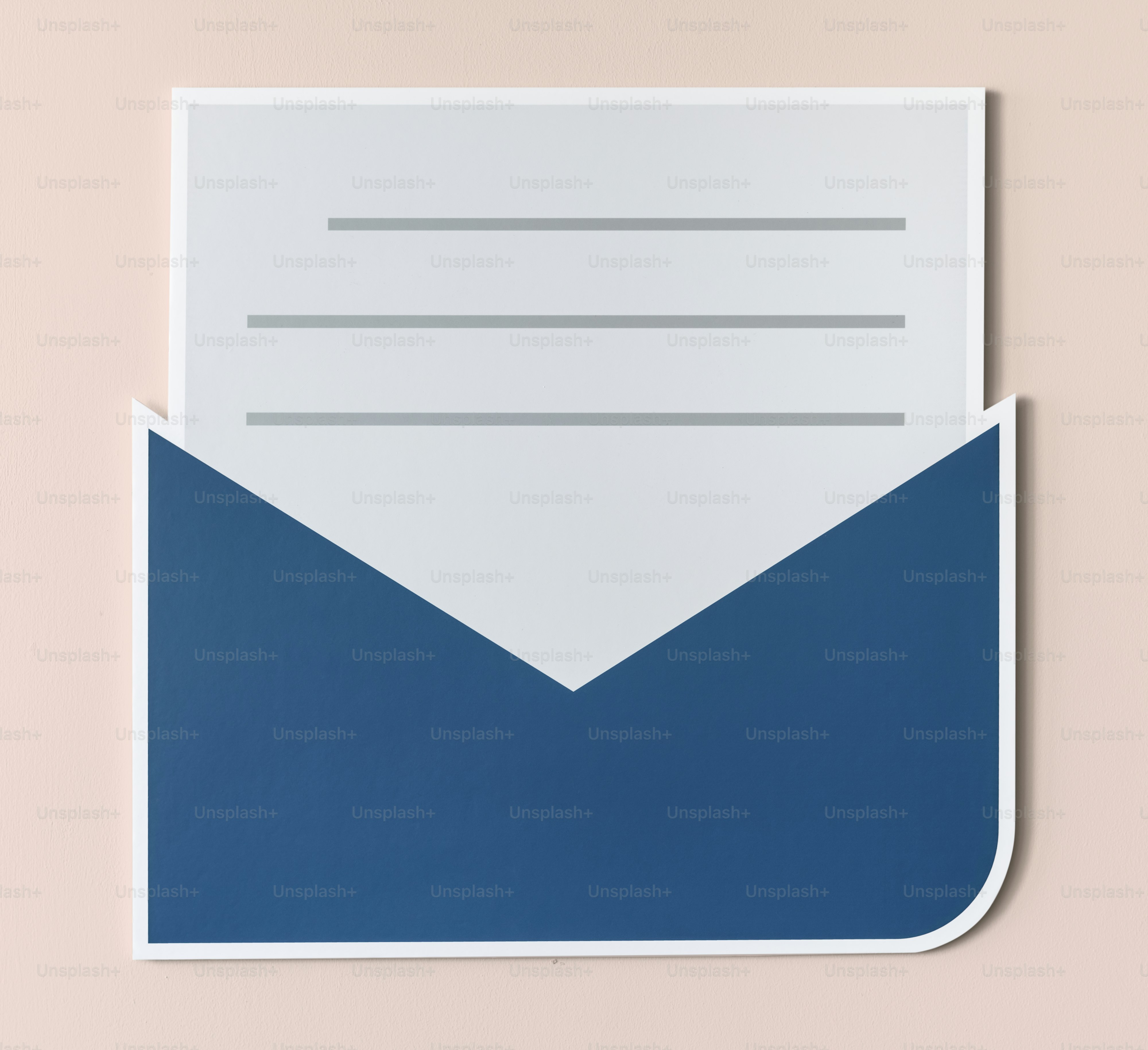 Ikon peringatan email surat terbuka