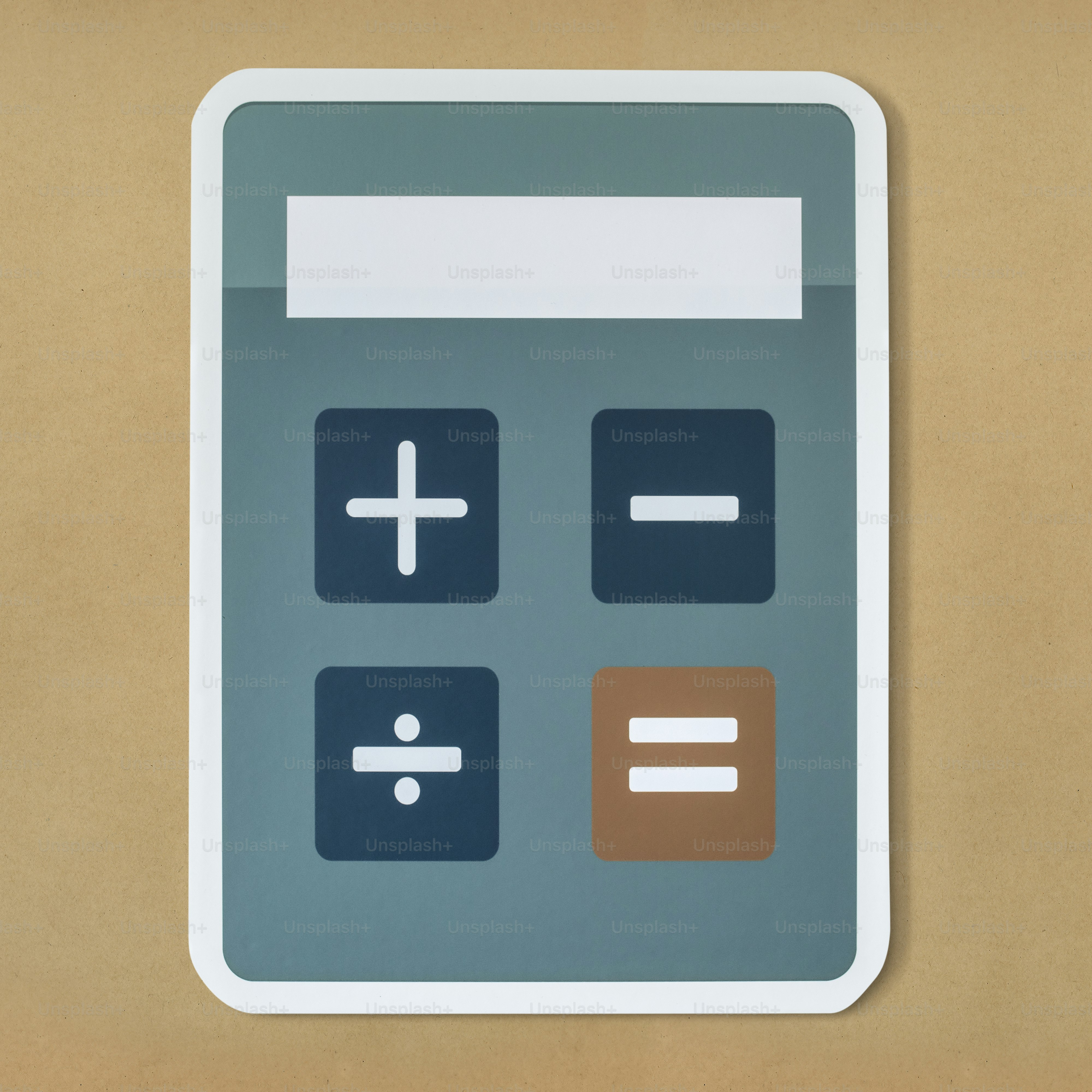 Electronic calculator with mathematical functions