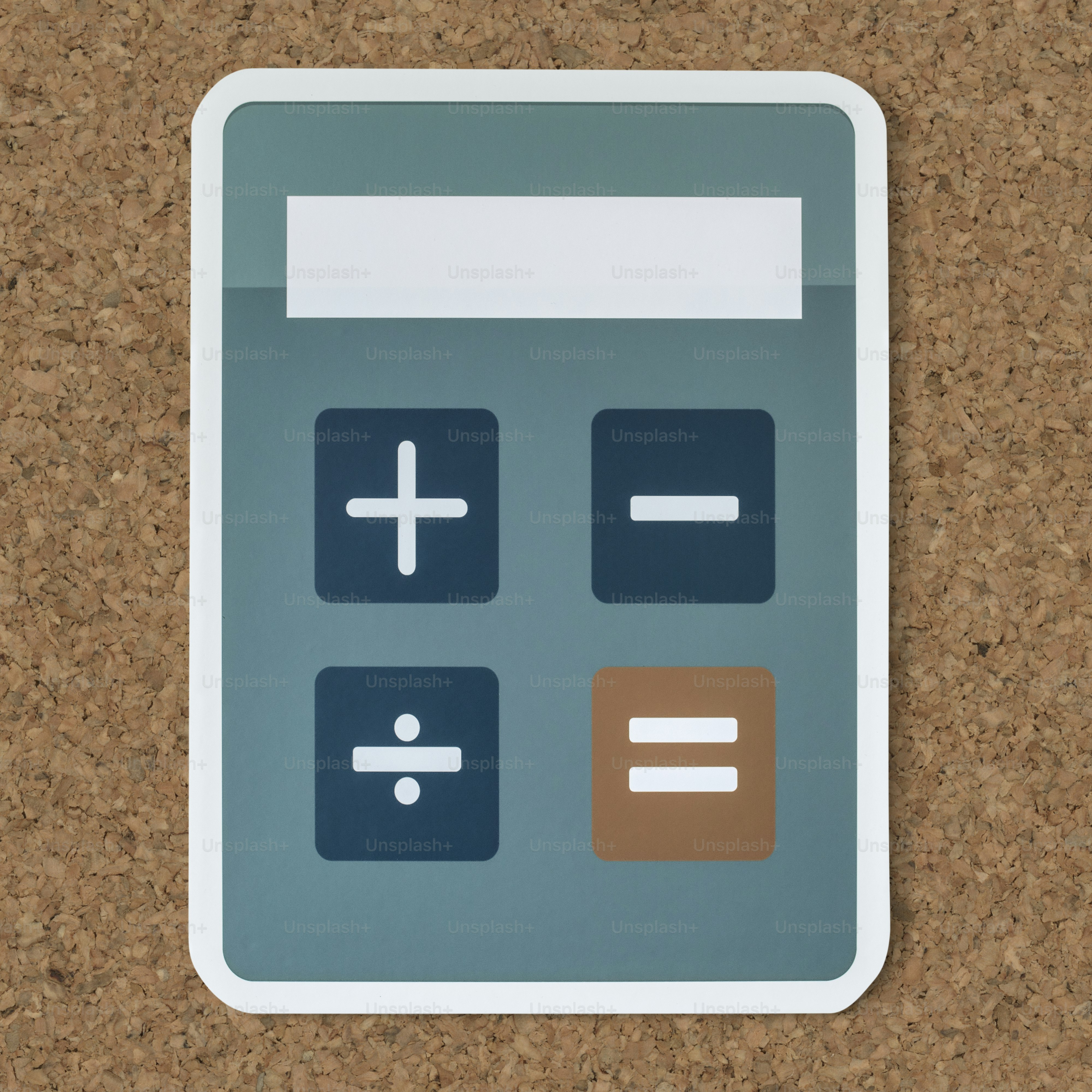 Electronic calculator with mathematical functions