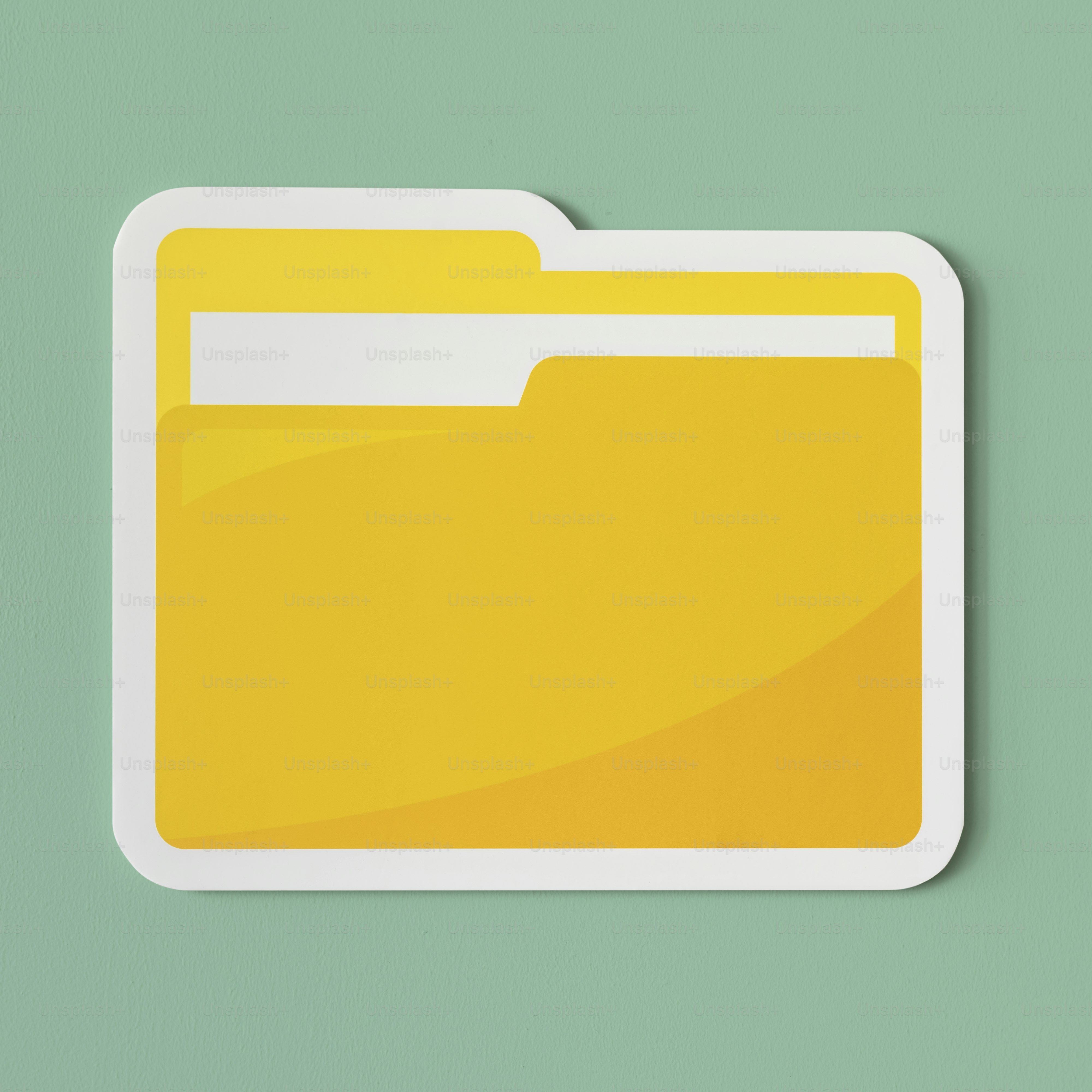 Icon of a yellow folder
