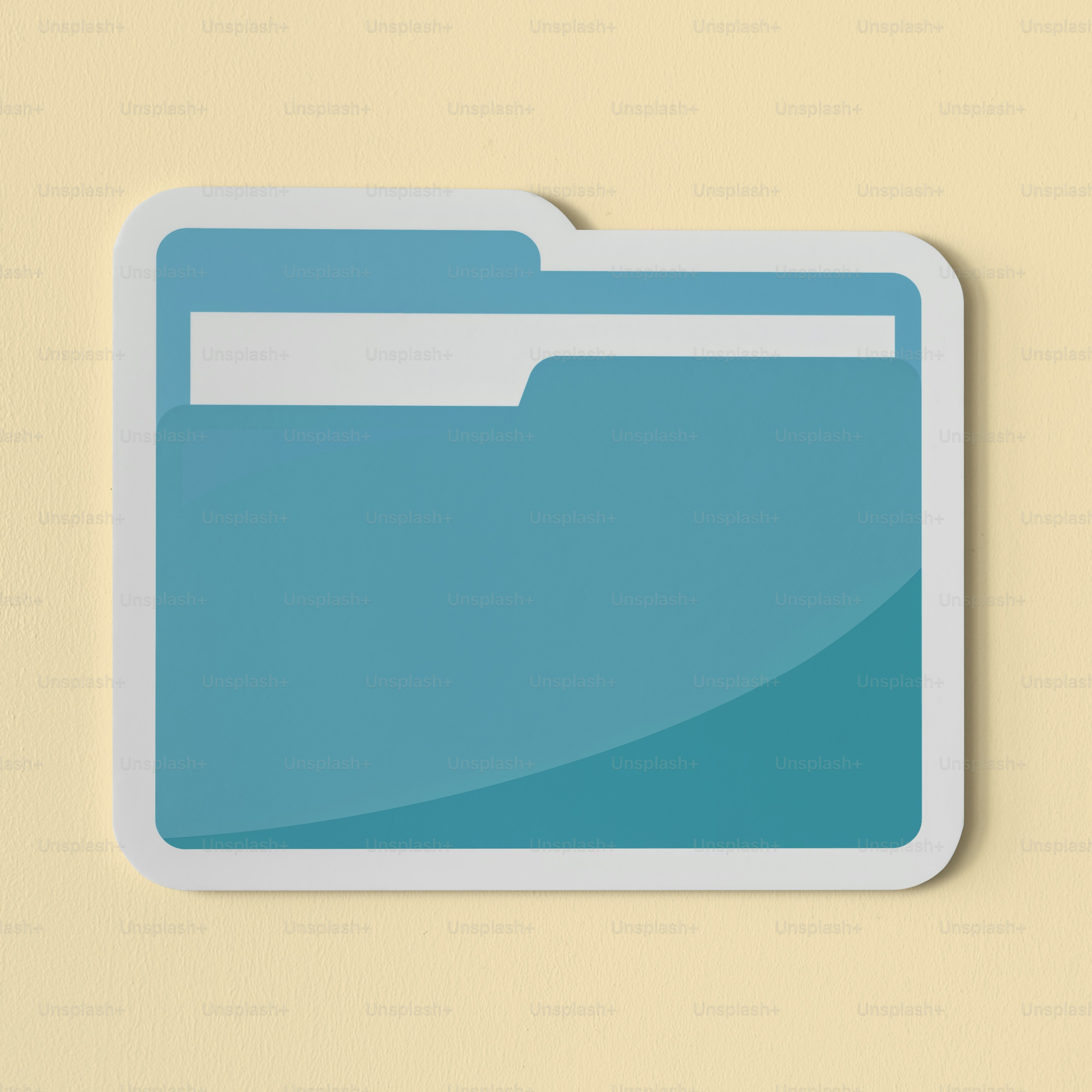 Icon of a blue folder