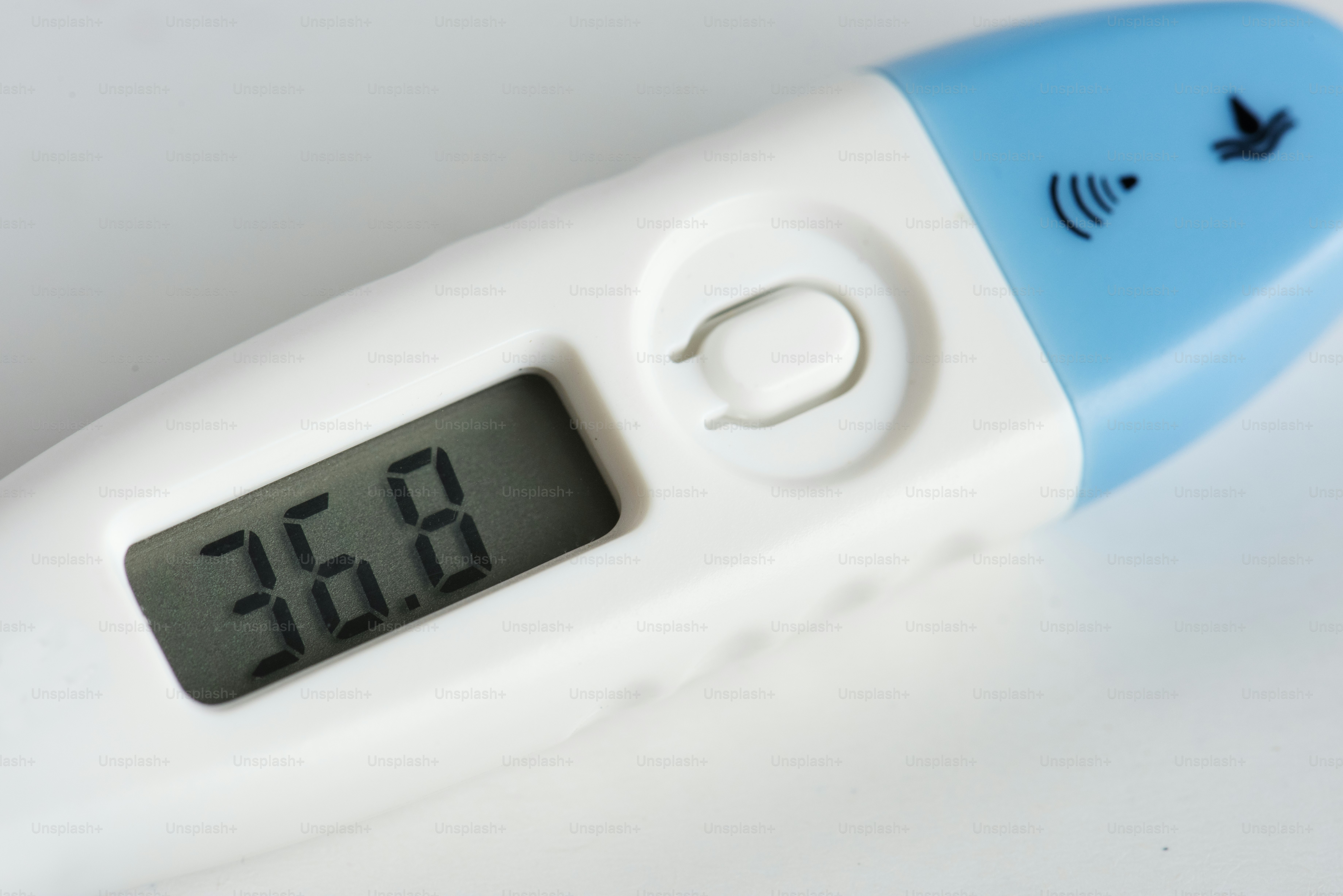 Closeup termometer digital