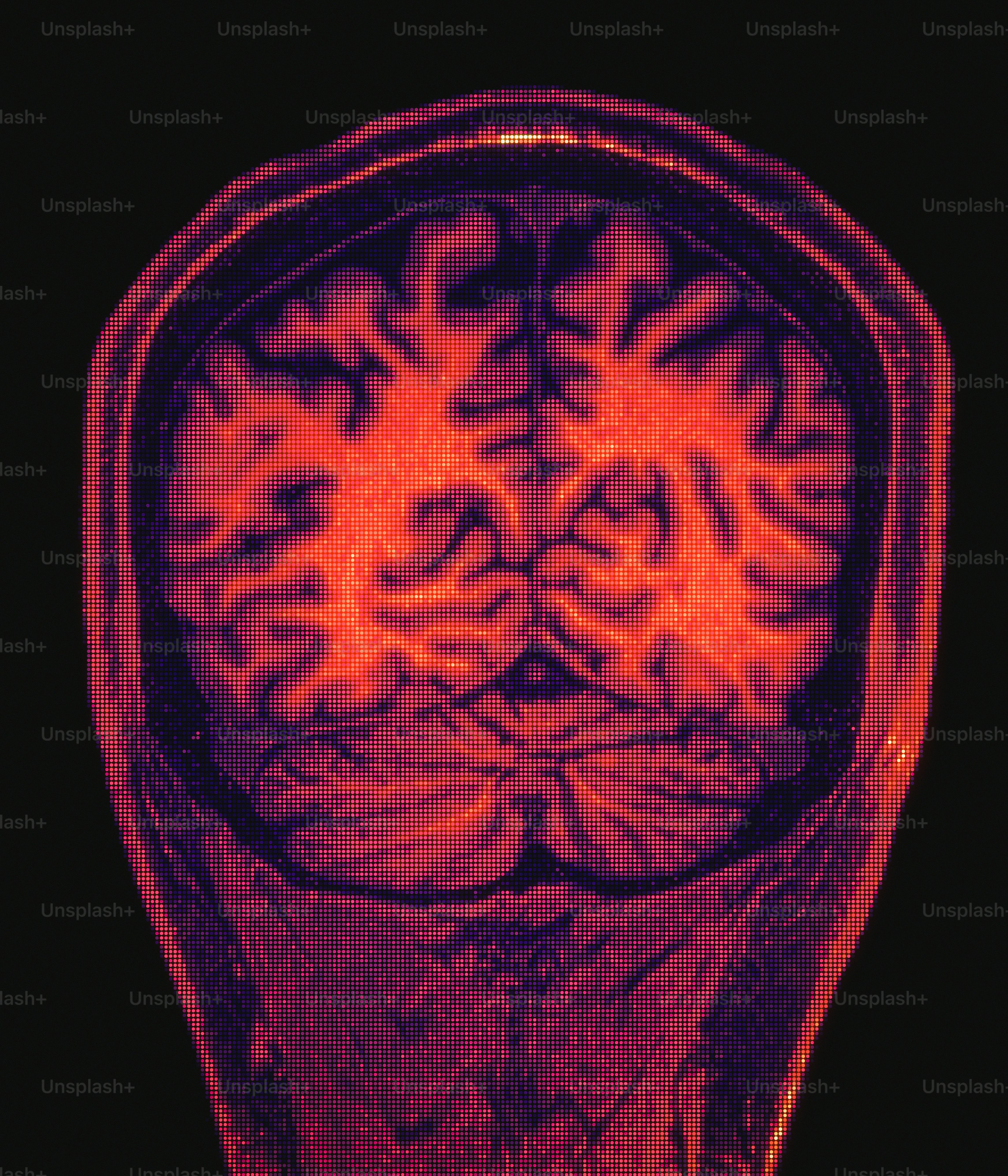 Axial and coronal brain mri scans with vibrant colors. photo – Health ...