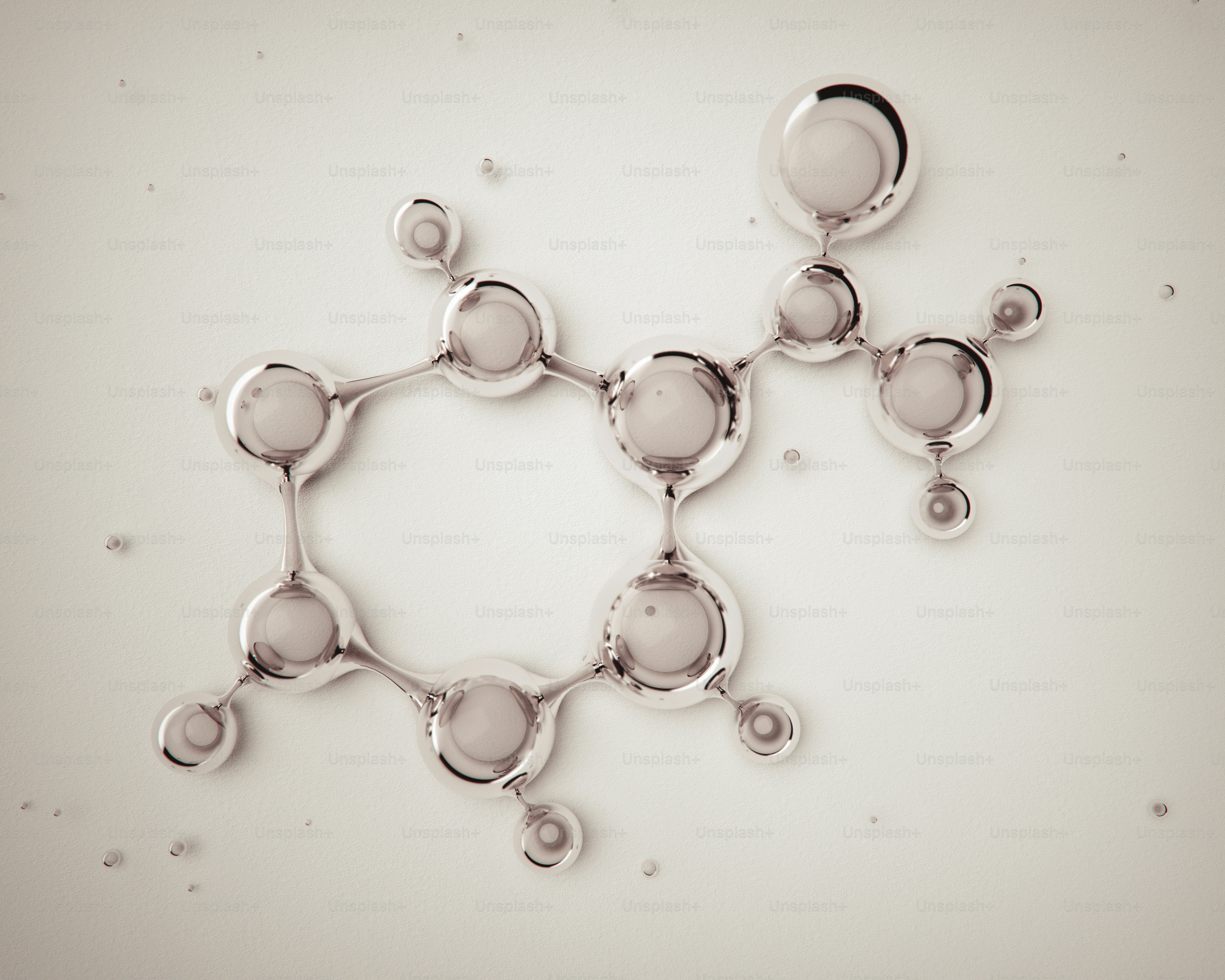 Skincare and Haircare: Niacinamide Molecule | Unsplash+ Production Item #UNSCARE-1