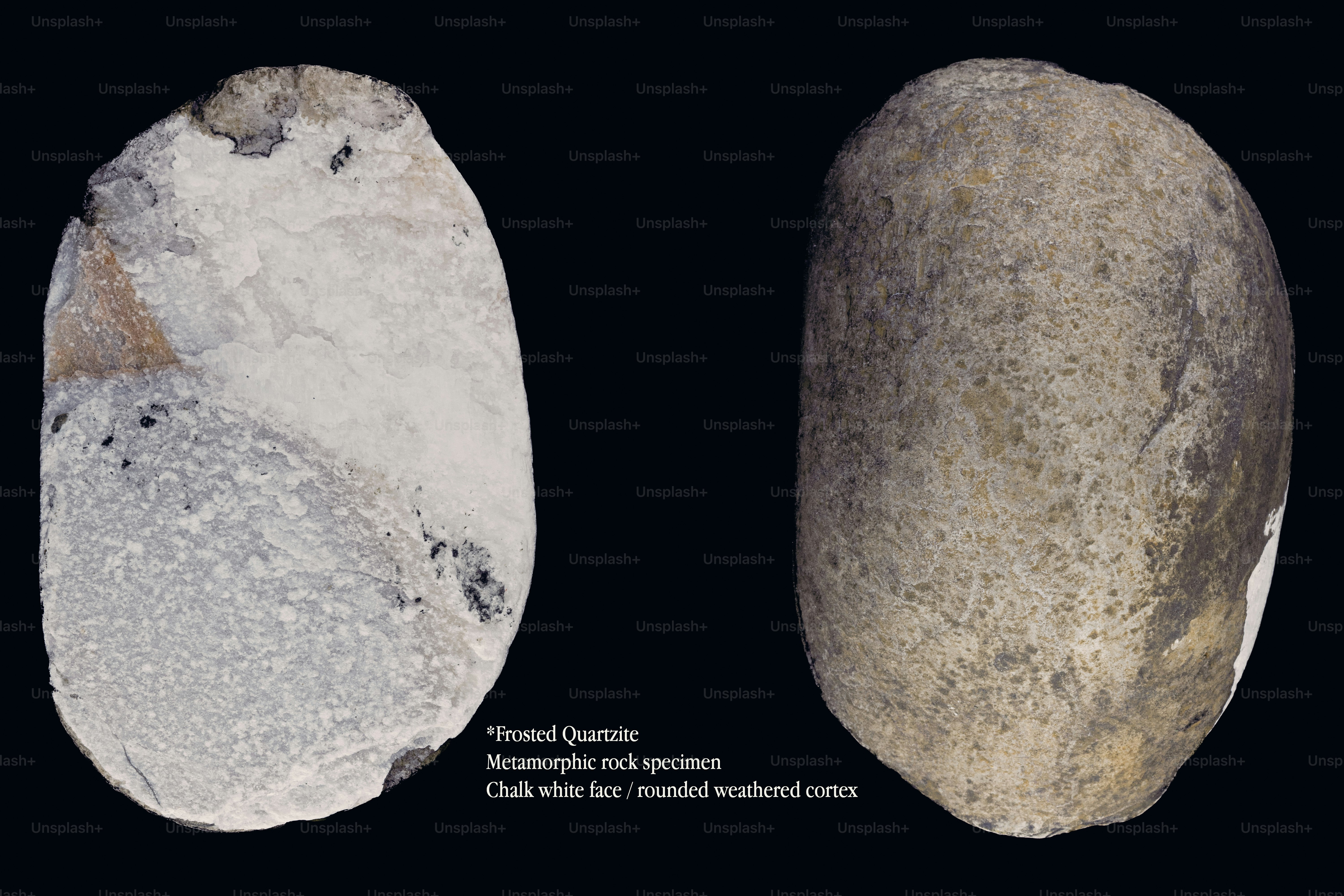 Light and dark oval stones on a black background.