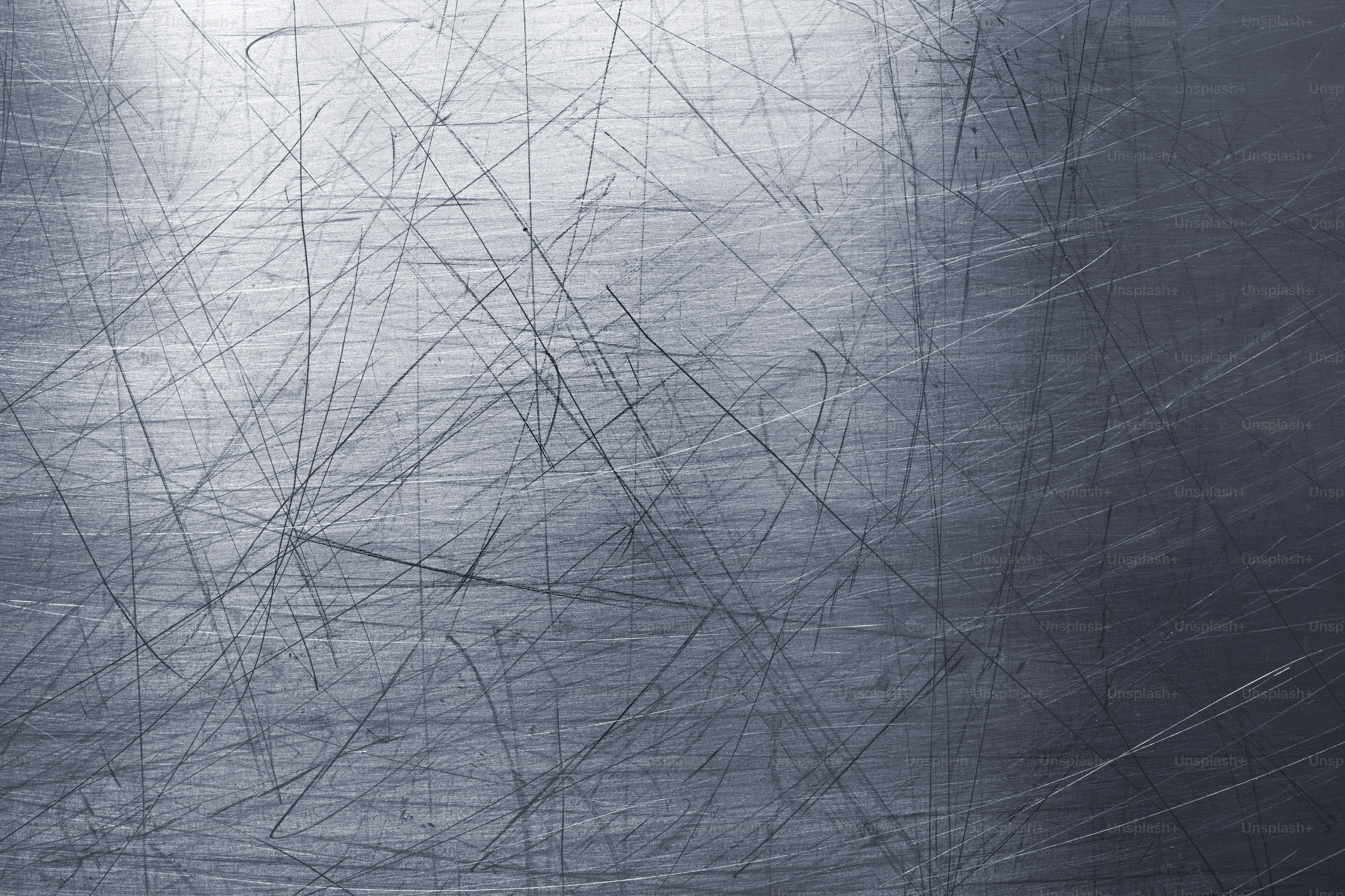 Dark steel plate background, black crumpled metal texture